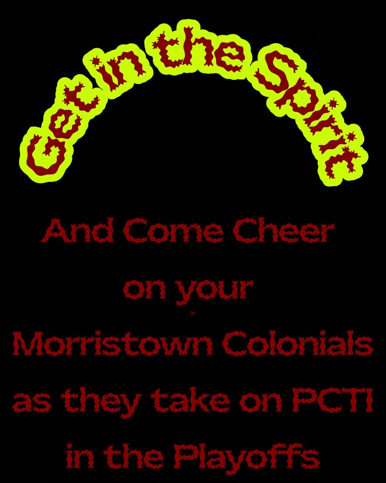 Don’t miss Round 1 of the Playoffs. Tonight 6pm at PCTI