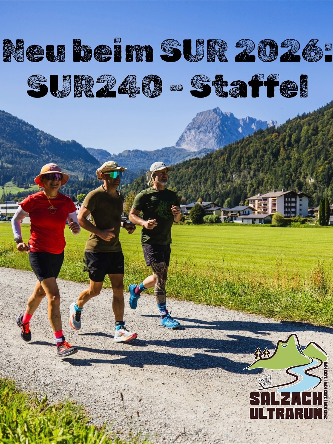 🏃🏻♂️ 🏃🏽♀️ Neu beim Salzach Ultra Run 2026: die SUR240-Staffel!
➡️ Gemeinsam die volle Strecke von 240 km bewältigen - aufgeteilt in 3 Teile: 80 km + 60 km + 100 km. Damit seid ihr drei Läufer*innen, ein Team 🫶🏼
Stell dir vor: Drei Herzen, ein Ziel — der längste Lauf Österreichs, gemeinsam erlebt.
💪🏼 Dieses Abenteuer verbindet Ausdauer, Teamgeist und Natur pur.
📍 Weitere Infos findet ihr auf unserer Homepage - und bei Fragen meldet euch jederzeit!
🙌🏻 Wir freuen uns, euch an der Startlinie zu sehen!
📸 @uptothetop
@lasportivadach
#SalzachUltraRun #SUR #richimountainrunners #lasportivadach #lasportiva #laufen #run #running #runners #längsterlaufösterreichs #laufenistleben #ultrarun #ultrarunners #SUR2026