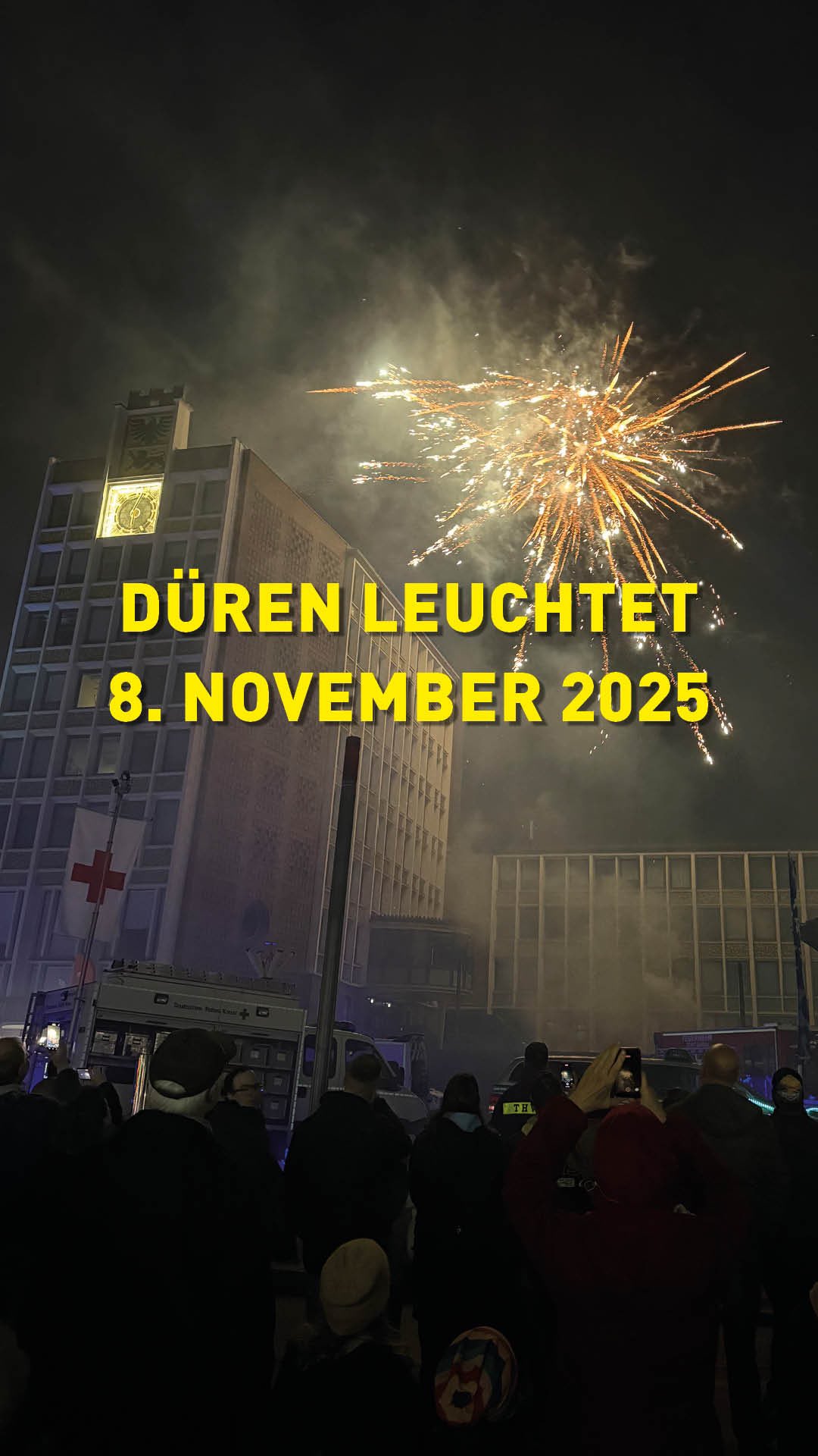 Bald ist es soweit! 💫
-
Am Samstag, den 8. November, erstrahlt Düren wieder in magischem Licht – bei Düren leuchtet 2025: „Lichtjahre voraus“! ✨
Freut euch auf ein spektakuläres Feuerwerk, beeindruckende Shows, die 8 Meter hohe Lichtfigur VECTOR und eine galaktische Atmosphäre und Late-Night Shopping bis 22 Uhr! 🌌
@skdueren @stadtdueren
@stadtcenterdueren @autohausrudolfsazma @duerener_service_betrieb @galeria.de.official @stadtwerke_dueren_swd
#DürenLeuchtet #LichtjahreVoraus #LateNightShopping #Düren2025