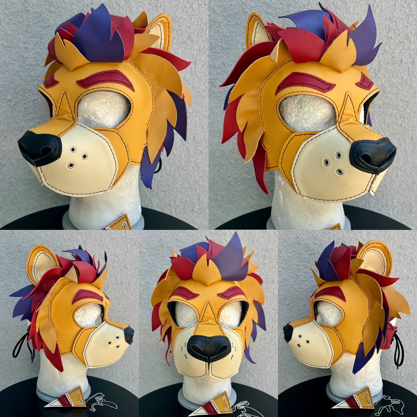 A custom Lion hood with a stunning multicolored mane! 🦁
For Raiza
www.scrapyardleather.com
#scrapyardleather #scrapyardlthr #puppiesofinstagram #puppyplay #pupplay #puppyplaycommunity
#humanpup #lgbtq🌈 #humanpuppyplay #lgbtq #pups #puppyplaygear #puppyplaybdsm #puppyplay
time #petplay #humanpetplay #furries #furryfandom