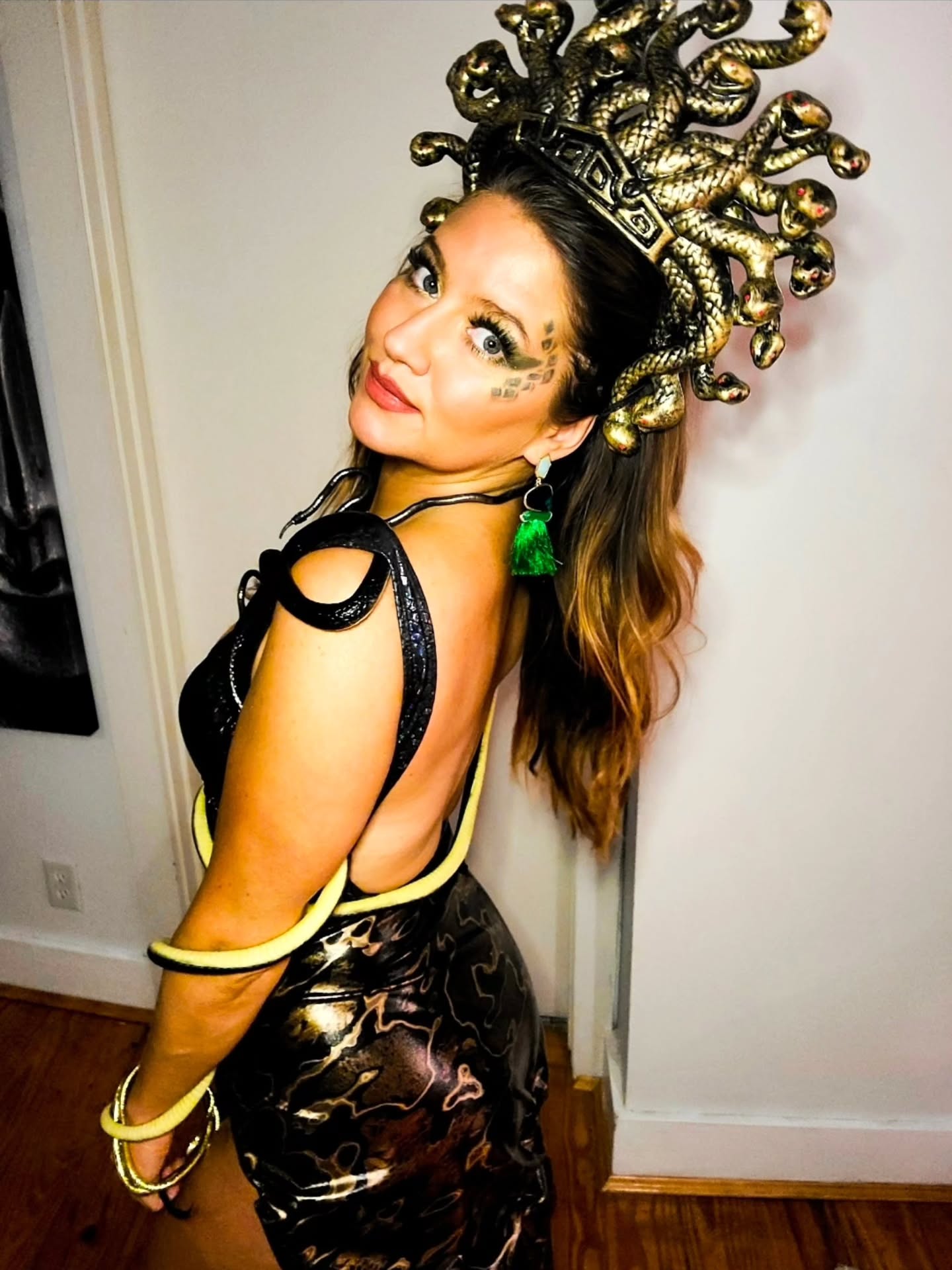 Halloween throwback 🐍👑
Medusa!....Don't stare into my eyes..⚡️
I won Newport on the Levee Halloween costume contest.. what a fun time & I even made an appearance in the Cincinbati Enquirer.
Costume partially made by moi.