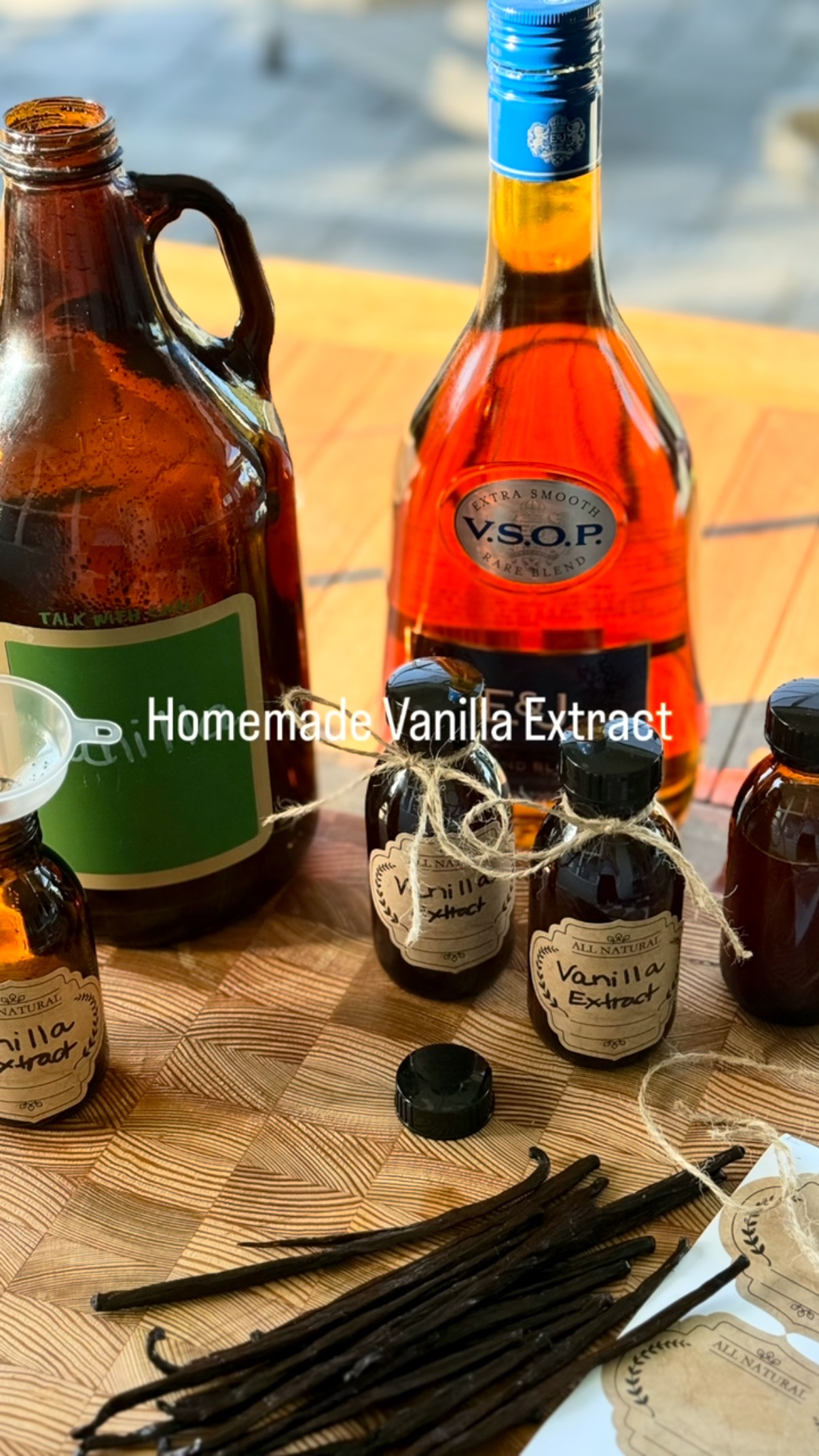 Slow gifts are my favorite kind. ✨
Homemade vanilla extract — just vanilla beans, bourbon, and time. Perfect for stirring into December baking or tying up as a cozy, heartfelt gift.
🍶 Bourbon brings warmth, vodka keeps it pure, and rum adds a whisper of sweetness.
Start now and it’ll be ready right when the holidays arrive.
#nourishingforflourishing #homemadevanilla #slowmade #holidaygifting #fromthekitchen#bourbonvanilla