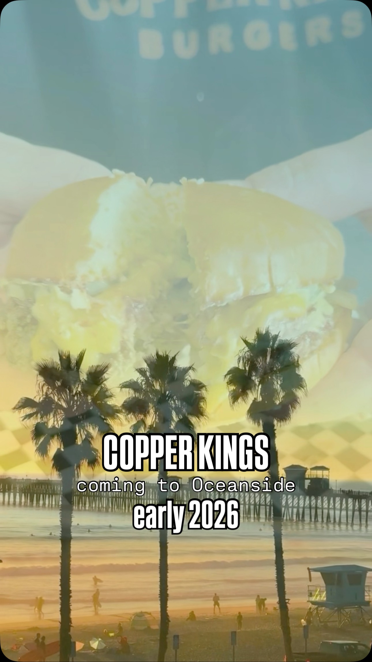 🥁 Drumroll, please…
We’re opening a SECOND Copper Kings location — in Oceanside! 🎉🌊☀️🌴🍔
It feels like coming home. Copper Kings was born in Oceanside — just a food truck by the coast, serving up our dream one burger at a time. It was the love and support from the people of Oceanside that made it possible for us to open our San Marcos spot — and now, because of YOU, that same dream is expanding full circle.
We’re projecting an early 2026 opening (hoping for March 🤞), and we couldn’t be more excited to fire up the grill back where it all started.
Huge shoutout to everyone in San Marcos who welcomed us with open arms and made Copper Kings a local favorite. You’re the reason we get to keep growing. ❤️
.
.
.
.
.
.
#CopperKingsBurgers #BestBurgers #GourmetBurgers #JuicyBurgers #BurgerLovers #FoodieFinds #BurgerHeaven #HandcraftedBurgers #FoodiesOfInstagram #BurgerTime #GrillMasters #CheesyGoodness #TastyBurgers #BurgerAddict #EatLocal #Foodstagram #BurgerPerfection #MouthwateringEats #SmashBurgers #SanDiego #SandiegoEats #SDMagazine #bestof2025 #bestofsandiego #dontstopmenow #bestburger #bestrestaurant