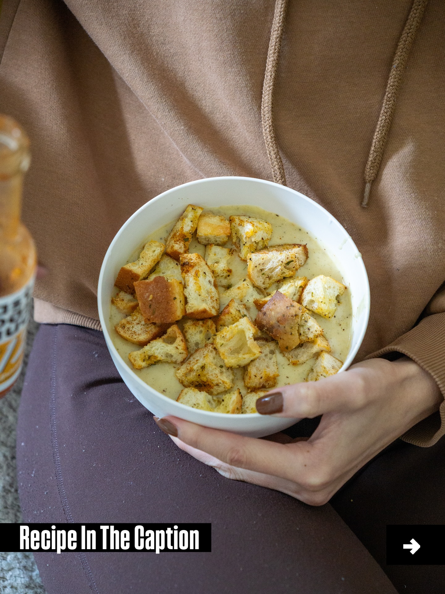 This recipe is highly sought after! Since it’s soup season, you’re welcome!
Creamy, rich, and full-bodied cheese potato soup topped with a drizzle of our 412 for that perfect bite.
Ingredients
* 1½ cups peeled potatoes, ½-inch cubes
* 2 cups low-sodium chicken broth
* ¼ cup unsalted butter
* 1 cup finely chopped onion
* 3 Tbsp all-purpose flour
* 1½ cups of 2% milk
* 2 tsp Dijon mustard
* 1½ cups shredded extra-sharp Cheddar
* 1 tsp salt
* 2 Tbs Nutritional yeast
* 1 tbs Dill Weed
* Coarsely ground black pepper, to taste
* ⅛ tsp cayenne
Directions
1. Simmer: In a pot, combine potatoes + broth. Cover and simmer until tender, ~8 min. Remove from heat.
2. Make roux: In a skillet, melt butter over medium-low. Cook onion until translucent, 6–8 min. Stir in flour; cook 1 min. Scrape into the potato pot and stir; cook over medium heat until slightly thickened.
3. Finish: Stir in milk; cook ~8 min (don’t boil). Off heat, stir in mustard and half the cheese until melted, then add the rest. Season with salt, pepper, and cayenne.
Pro Tip: grab a baguette and cut it into small pieces and throw in airfryer or oven for 10 minutes at 400degrees with a griddle of olive oil, Italian seasoning and salt on it to add a great crunch!