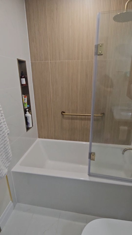 Practical tips for selecting materials when renovating your bathroom
---
🧱 1. Flooring
Best Options: Porcelain or ceramic tile, natural stone (sealed properly), or waterproof vinyl.
Tips:
Choose textured or matte finishes to prevent slipping.
Avoid wood or laminate unless specifically designed for high moisture areas (e.g. waterproof engineered wood).
---
🚿 2. Walls
Best Options: Porcelain/ceramic tiles, acrylic panels, or moisture-resistant paint.
Tips:
Tile full height around showers and tubs for better water protection.
Use mold- and mildew-resistant paint (satin or semi-gloss finish) for non-tiled walls.
---
🧴 3. Countertops
Best Options: Quartz, granite, or solid surface materials.
Tips:
Quartz is non-porous and low-maintenance, ideal for busy bathrooms.
Avoid marble unless you’re okay with periodic sealing and patina over time.
---
🚽 4. Cabinets and Vanities
Best Options: PVC, marine-grade plywood, or solid wood with proper sealing.
Tips:
Look for furniture-grade finishes that resist humidity.
Wall-mounted vanities can help prevent water damage from floor puddles.
---
🔘 5. Fixtures (Faucets, Showerheads, etc.)
Best Finishes: Brushed nickel, matte black, or chrome (for easy maintenance).
Tips:
Choose quality brands with ceramic disc valves to prevent leaks.
Coordinate finishes for a cohesive look.
---
💡 6. Lighting
Tips:
Use damp-rated or wet-rated fixtures.
Add layered lighting — overhead, vanity, and accent — for function and ambiance.
Consider LED for energy efficiency.
#BathroomRenovationContractor
#BathroomRenovationMississauga
#BathroomRenovationsMississauga
#BathroomRenovationsNearMe
#CustomKitchenRenovationNearMe
#HomeRemodelingContractor
#HomeRenovation
#HomeRenovationContractorServices
#HomeRenovationMississauga
#KitchenRenovation
#KitchenRenovationMississauga
#KitchenRenovationNearMe
#KitchenRenovations
#KitchenRenovationsNearMe
#KitchenRenovator
#MasterBathroomRemodel
#Renos
#RenovationContractor
#RenovationContractorMississauga
#Renovator
#renoquarter
#cute
#beforeandafter