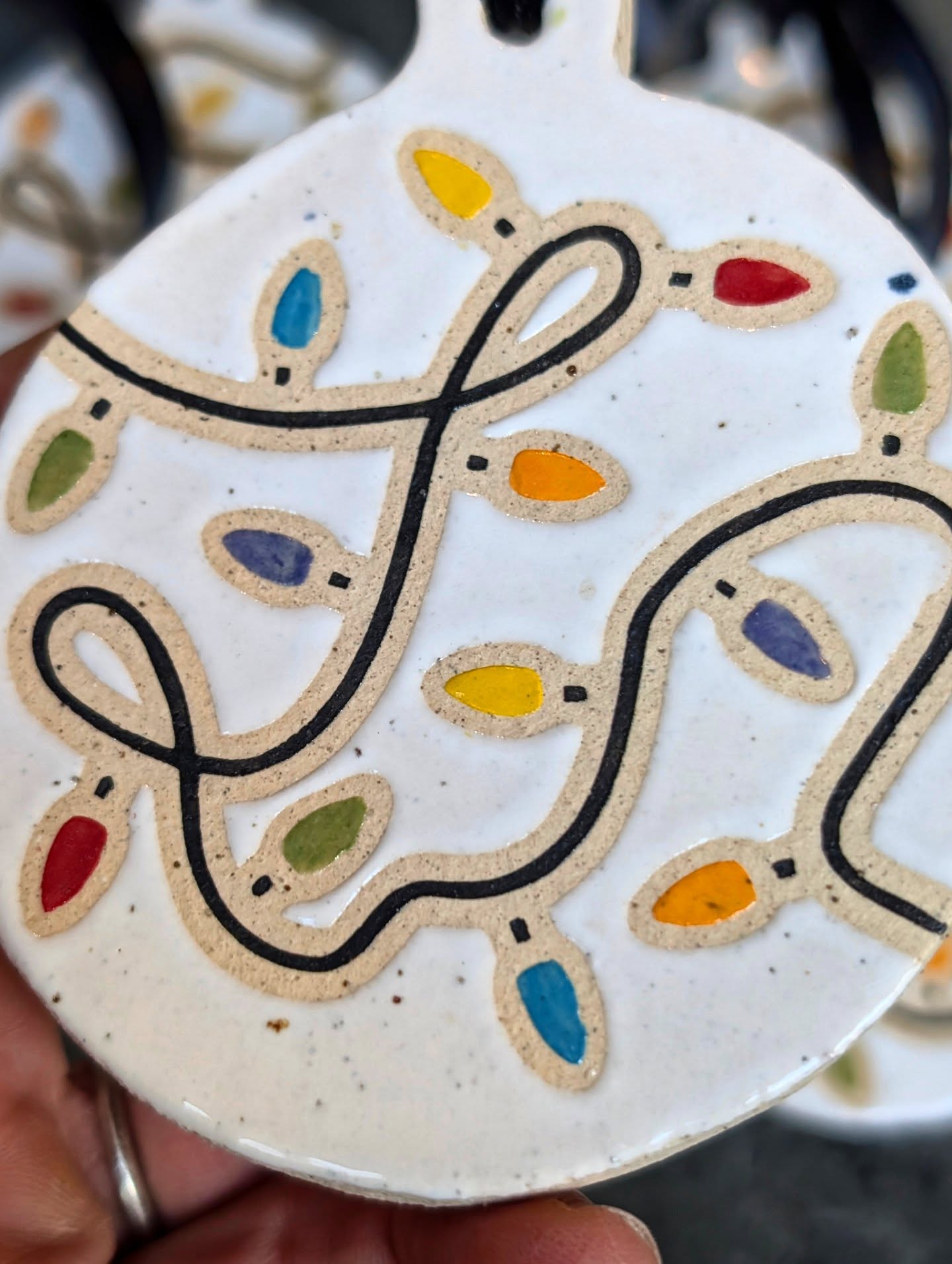 Looking for a cheerful one of a kind ornament to brighten your tree - I got you!
Did you know that every single one of these ornaments is completely unique and one of a kind?
Each piece features a different orientation of wire and color combination of lights, ensuring you have something truly special for your tree. They're also individually hand glazed, making them little pieces of art!
Once they're gone, they're gone! Head to the store to secure your unique ornament.
#christmasornaments #christmas #festive