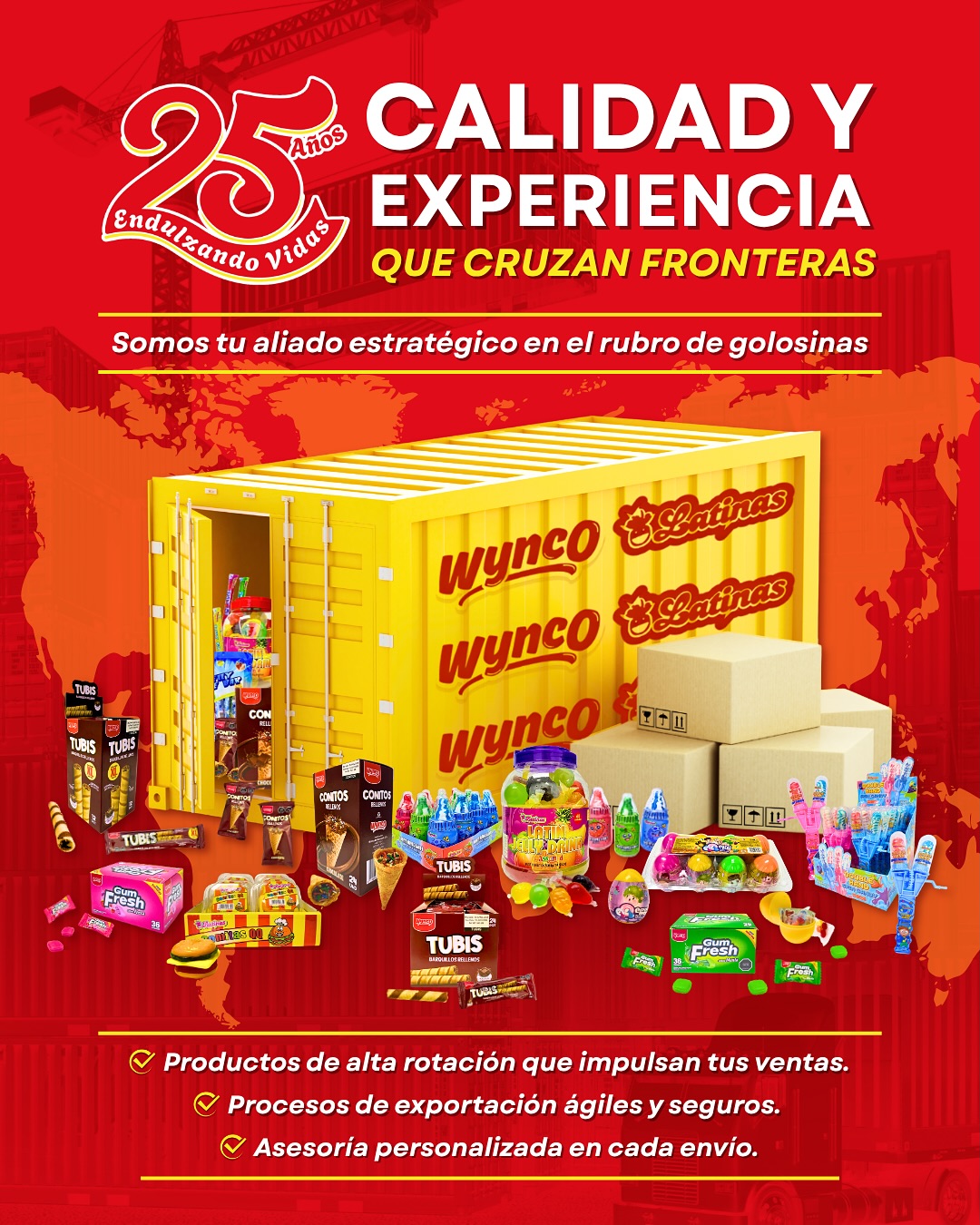 🤝 Sé parte de nuestra red de distribuidores a nivel regional ‼️
Con más de 25 años de experiencia 🔍, sabemos que el verdadero crecimiento se construye en equipo.👥
👀 Por eso, seguimos formando alianzas con empresas💼 que valoran la confianza, la calidad y las oportunidades que ofrece un trabajo bien hecho. 👍
‼️ Si buscas fortalecer tu negocio con productos de alta rotación y aumentar tus ventas 📈
📲 Escríbenos y comencemos a crecer juntos.
#ciahauniversal #experiencia #distribuidores #exportación #crecimiento #confianza #latinas #wynco