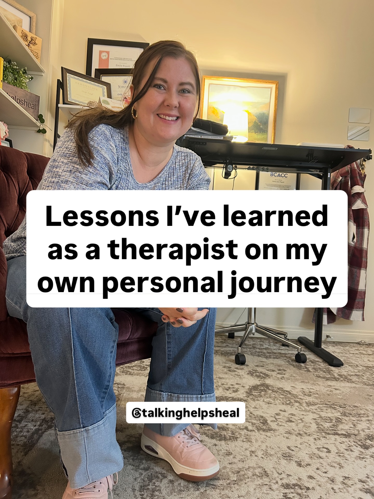 What are some lessons you’ve learned on your own journey as a therapist or as a client in therapy? Here are some of mine!! @talkinghelpsheal #counselling #hardtruths #therapist #therapistsofinstagram #mentalhealth #counselling