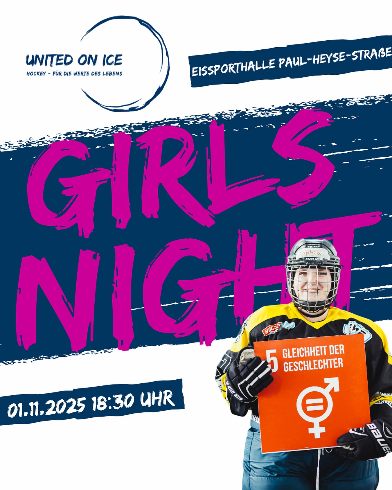 Meldet Euch noch schnell an und macht mit! 🩷
#unitedonice #fürdiewertedeslebens #girlsnight