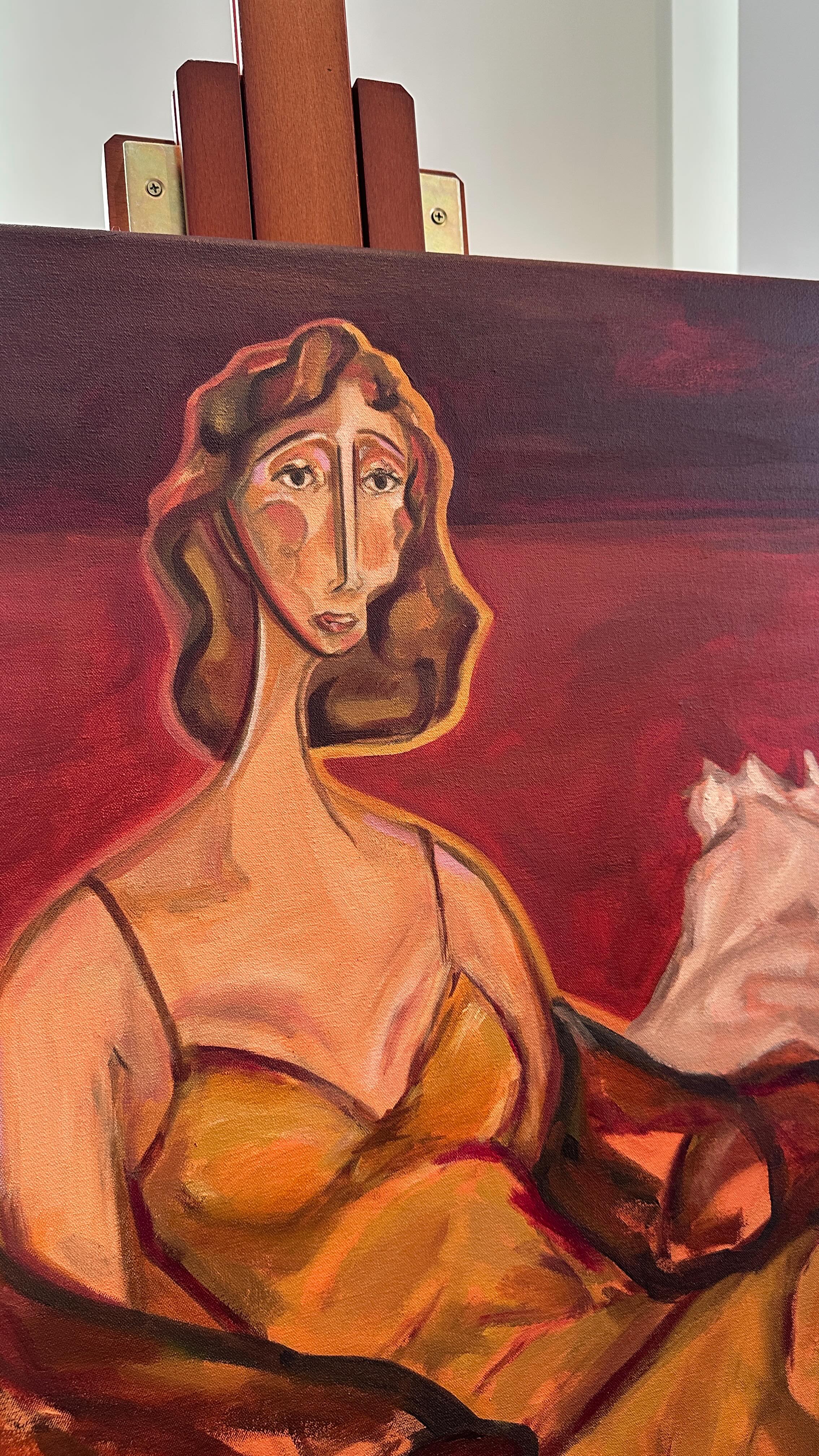 Late night painting ..
🤍
.
#artist #art #artforyourhome #portraitart #artforinteriors #interiorstyle #painting