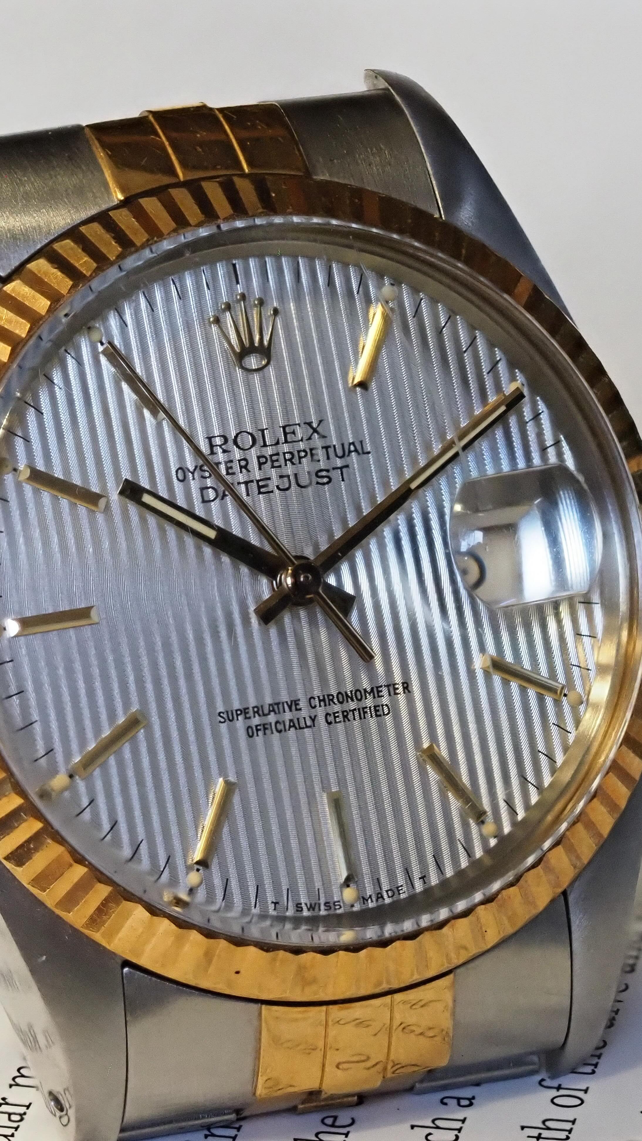 The striped dial on this Datejust adds depth that stands apart from other Rolex models of the era. The gold tone has aged into a soft orange hue, giving the watch a distinctive vintage character and a look that feels timeless without being overpolished.
See the rest of this week’s lot on my YouTube channel.
#watchcollector #watchcommunity #horology #luxurywatches #watchoftheday #watchenthusiast #watchaddict