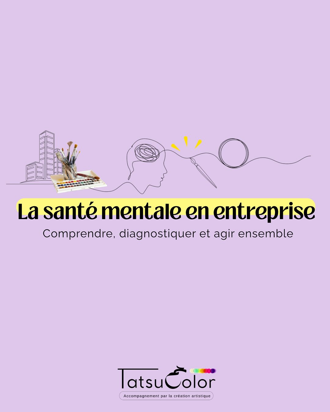 Santé mentale au travail : le sujet n’est plus tabou, il devient stratégique.
+23 % d’absentéisme lié à la santé mentale.
44 % de salariés en détresse psychologique.
1 collaborateur en souffrance = 13 500 € par an de coût caché.
(Sources : Malakoff Humanis & Empreinte Humaine 2024)
Et pourtant, beaucoup d’entreprises manquent d’outils simples, concrets et mobilisateurs pour agir avant qu’il ne soit trop tard.
Chez Tatsucolor, nous avons conçu une journée complète pour comprendre, diagnostiquer et agir ensemble sur les RPS.
▫️Matinée : Formation-action
Repérer les signaux faibles, comprendre le cadre légal et bâtir un plan d’action durable.
Une approche pragmatique, intégrative et mesurable.
▫️Après-midi : Accompagnement par la création artistique
Relâcher la pression, restaurer la motivation, reconnecter corps et émotions.
Une expérience vivante, non-verbale, pour remettre du mouvement intérieur là où le mental sature.
Résultat :
Des équipes apaisées, motivées, plus alignées et engagées.
Une direction RH qui agit avec des leviers durables et reconnus.
📩 Vous souhaitez en savoir plus ?
👉 www.tatsucolor.pro
#SantéMentale #RPS #QVCT #LeadershipÉclairé #PerformanceDurable #Tatsucolor