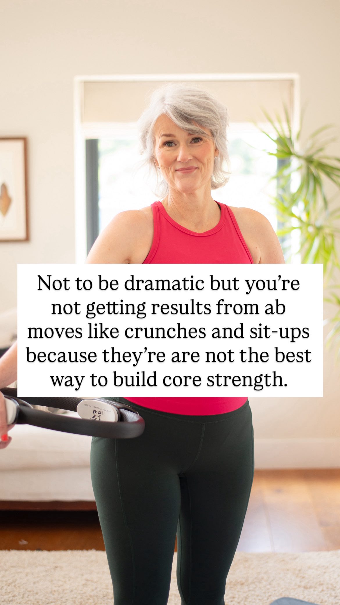 I said what I said!!!
Why would you train in something that’s going to make it harder to keep your posture upright and youthful at a time where most women start to feel self conscious of their rounded shoulders????
It doesn’t matter what you want to do:
👉🏻Lifting weights,hike,run,still chases PBs,surf,get out of back or hip pain?
👉🏻Take the stairs with easy in your 80s,get off the floor without a second thought in your 70s ?
You need core strength for ALL of that!
Core strength is the foundation that you build all your other sports,activities, lifestyle,health, and feeling a lot less like the tin man when you get out of bed every morning.
That’s why I created Strong Core.Strong Life
A free 5-Day Pilates core challenge that teaches you the kinda core exercises most active women were never taught.
In just 15 minutes a day I’ll teach you ➡️Routines to strengthen your hips,back, and deep core.
➡️Learn to connect the breath to the movement
➡️Slowing down and focusing on movement that really recruits the muscles that really matter
➡️Proven exercises to get stronger from the inside out.
This is what keeps my clients running PB in their 50s, riding a motorcycle without back pain, going camping and feeling stronger in their 50s than they did in their 30s.
So if you’re ready to feel stable,strong, and pain free because your core carries you through everything you do…..
Comment “CORE” and I’ll send you the link to join the FREE 5-Day challenge where building core strength is the focus of everything we do.
#corestrengthening #corestability #womenover50 #menopausefitness #midlifewomen #homeworkoutsforwomen #pilatesonline #lowerbackpainrelief
