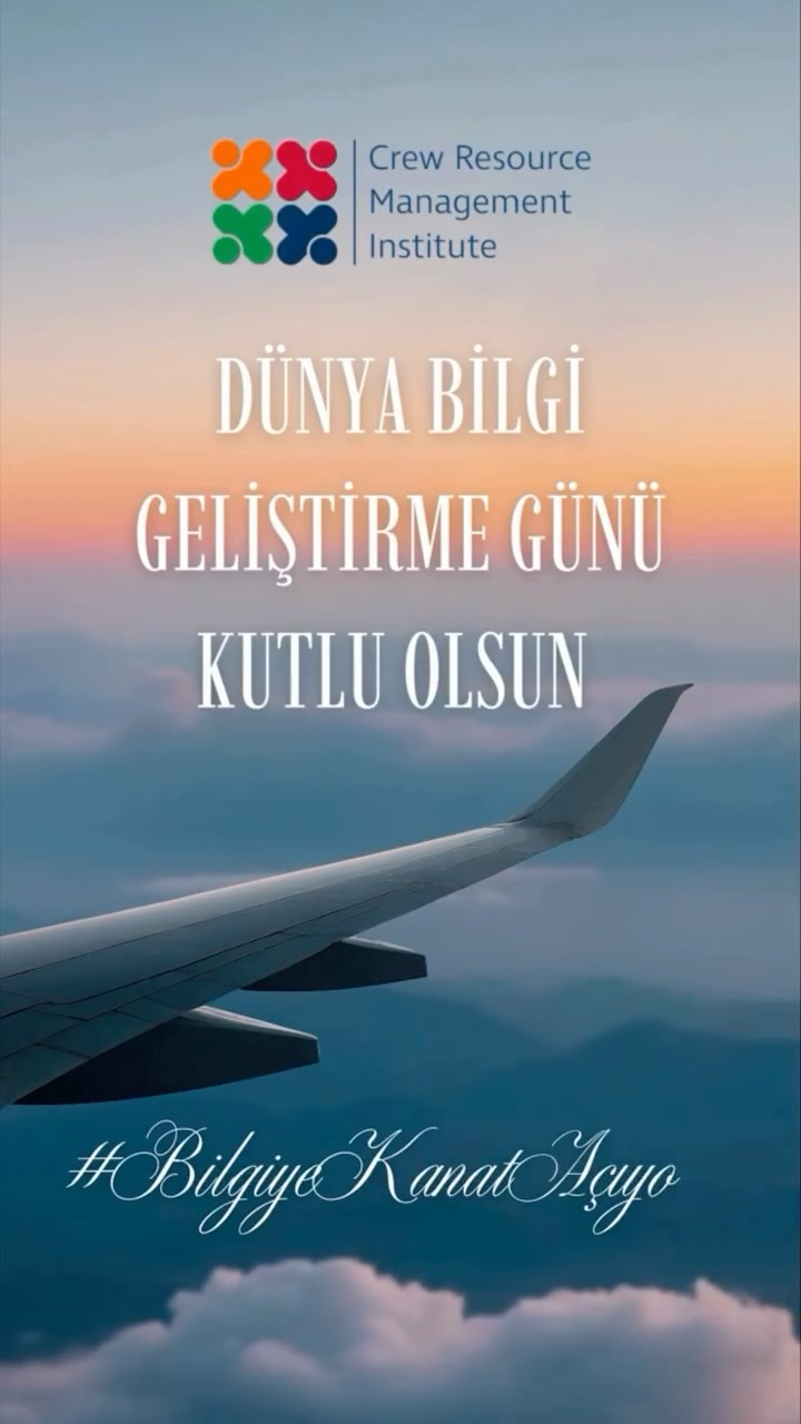 İnsanlık tarihi boyunca, her şey bilgiyle başladı.
Birileri kaldırma kuvvetini buldu, birileri yerçekimini keşfetti, kimileriyse gökyüzüne baktı ve ‘Ya uçabilseydik?’ dedi.
Crew Resource Management Institute olarak bizler de havacılık disiplininden doğan Ekip Kaynak Yönetimi anlayışıyla, geliştirdiğimiz bu bilgiyi, iş hayatında uyguluyor, her gün yeniden üretiyoruz.
🌍24 Ekim Dünya Bilgi Geliştirme Günü kutlu olsun.
#BilgiyeKanatAçıyoruz #CRM #EkipKaynakYönetimi #ÖğrenmeKültürü
#Havacılık #WorldDevelopmentInformationDay #DünyaBilgiGeliştirmeGünü