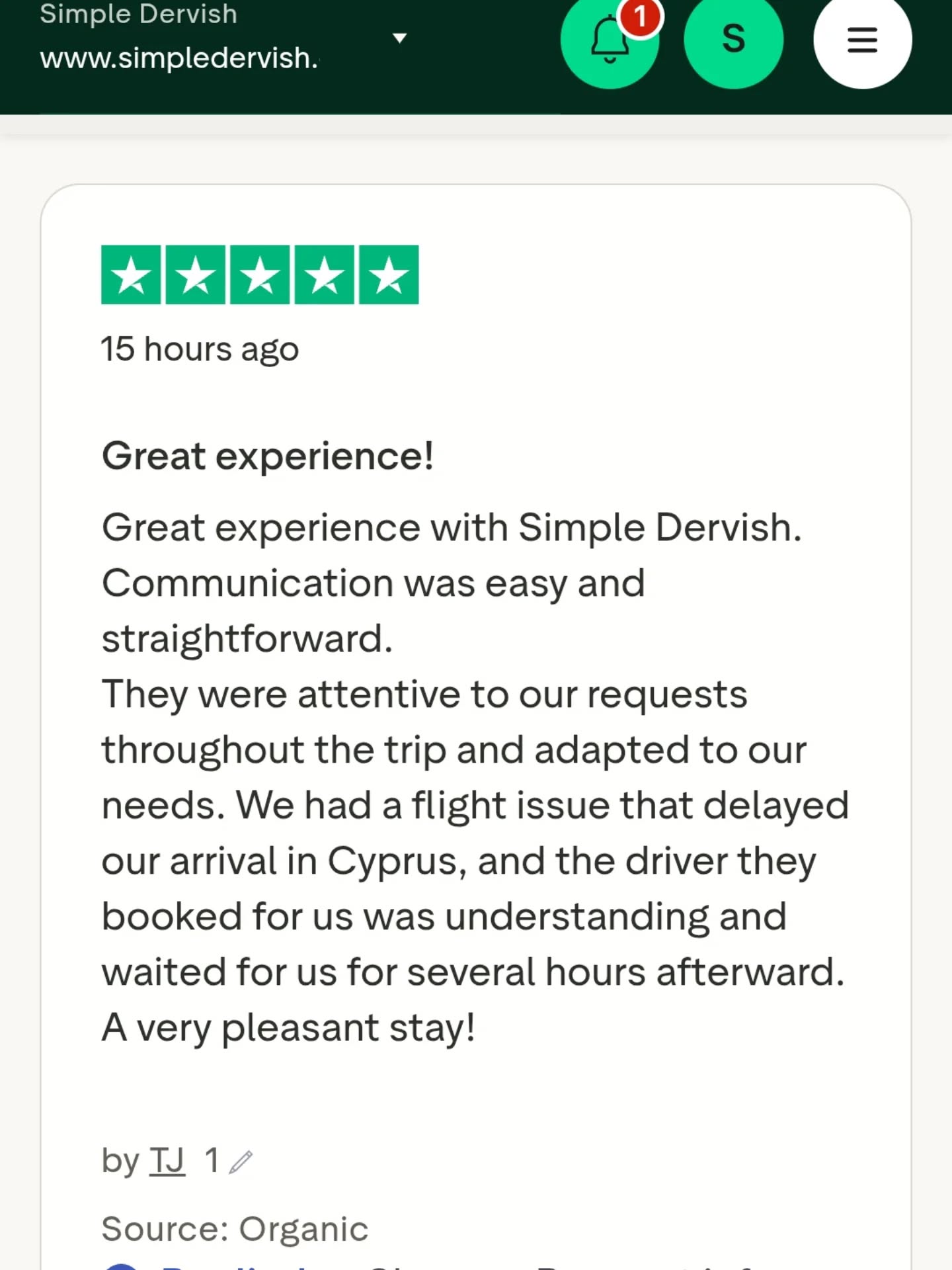 Mashallah! Another review on Trustpilot.
Every review counts.
Thank you for all the support.
Alhamdulillah
.
.
.
#lefke #northcyprus #kuzeykıbrıs #islamictravel #halaltravel #halaltraveler #muslimtravelers #muslimtravel #muslimtraveller #muslimtraveler #muslimtravelgirl #simpledervish #islamictourism #lifeinlefke #sufitour #sufi #sufivibes #sufism #sufisme #sufis #sufitariqa #sufism #muslim #naqshbandialiyyah #naqshibandi #nakshibandi #tariqatnaqsyabandiyah #tariqatnaqshbandialiyya #naqshbandi #naqshbandisufi #naqshbandihaqqani