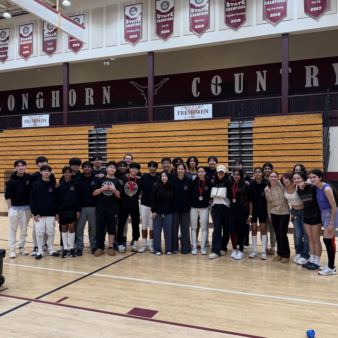 At Round 3 of the Georgia High School League held last Saturday at Northview and Lambert High Schools, OFC fencers earned a total of 21 point finishes, including 6 medals. Congratulations to everyone~!!
G O L D🥇Arisu Jeong
S I L V E R🥈Elinda Liu
S I L V E R🥈Aidan Hwang
B R O N Z E🥉Neha Annambhotla
B R O N Z E🥉Daksh Reddy
B R O N Z E🥉Teddy Poyotte
5th - Laila Dandridge
6th - Mallika Desai
6th - Alex Zhou
7th - Sarah Kim
8th - Emma Housmans
8th - Winston Lee
8th - Thomas Tran
9th - Milly Koh
10th - Maya Kumar
10th - Jensen Ray
11th - Ian Kim
13th - Edwin Dieker
14th - Jonathan Nagano
15th - Rahul Menon
16th - Abigail Huff
“OFC LEAGUE”
