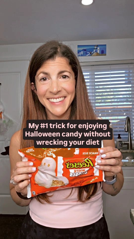 You CAN enjoy the candy 🍫, you just need a little strategy.
When you eat candy by itself (especially when you’re hungry), your blood sugar spikes and then crashes.
That crash can leave you craving even more sugar causing you to eat the whole bag.
But if you have it after a high-protein, balanced meal or snack— like Greek yogurt with berries & peanut butter, or salad topped with chicken, cheese, apples, etc, your blood sugar stays more stable.
This makes it much more likely to enjoy the candy without it turning into an all-day sugar spiral.
So this Halloween, remember:
It’s not about avoiding candy; it’s about building habits that let you enjoy it without losing progress toward your weight loss goals.
And if you do end up overdoing it on the candy, its just one day and just go right back to consistency the next day.
Save this tip for later and follow for more ways to enjoy food while still reaching your goals. 🎃
#halloweenweightlosstips #holidayweightlosstips #sustainablefatloss #foodfreedom #allfoodsfit