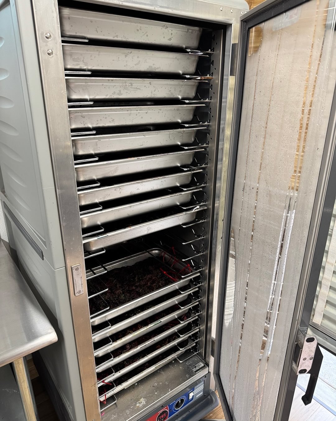 Meet “Betty” short for Betty Crocker🤭
We have been working hard over here at Adarah Fiber Art, “ Betty is at about 80% capacity, 45% “CITY LIGHTS “ 35% (a new colorway) “OLD RED” I designed old red in reverance to an old red plaid flannel shirt I had as a kid. We lived in the country as kids and heated the house with a wood stove, mornings were always cold, so mom got us 3 girls flannel shirts to take the chill off until the house warmed up, mine was red, my sisters were blue and one was green. Sweet memories ♥️💚💙