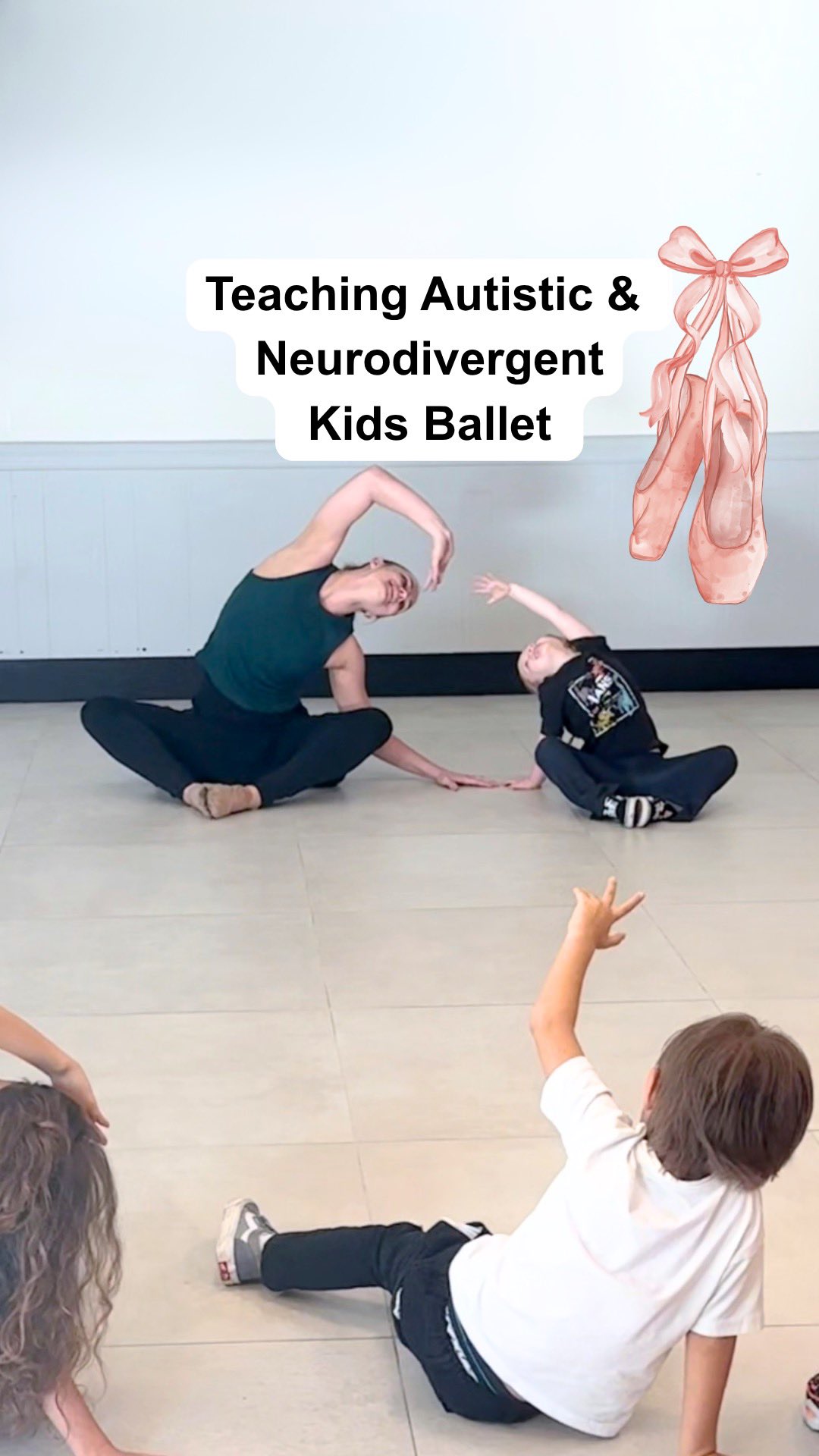 As a neurodivergent inclusive company with over 85% of our professional dancers identifying as neurodivergent, we wanted to spread our love of dance to kiddos who may not have otherwise ever had the chance to learn or experience it and be taught by a person with lived experience 🥰 So grateful to be partnered with @eastersealssouthwestflorida to keep this program thriving! #autism #neurodivergent #onthespectrum #ballet #dance #dancers #asd