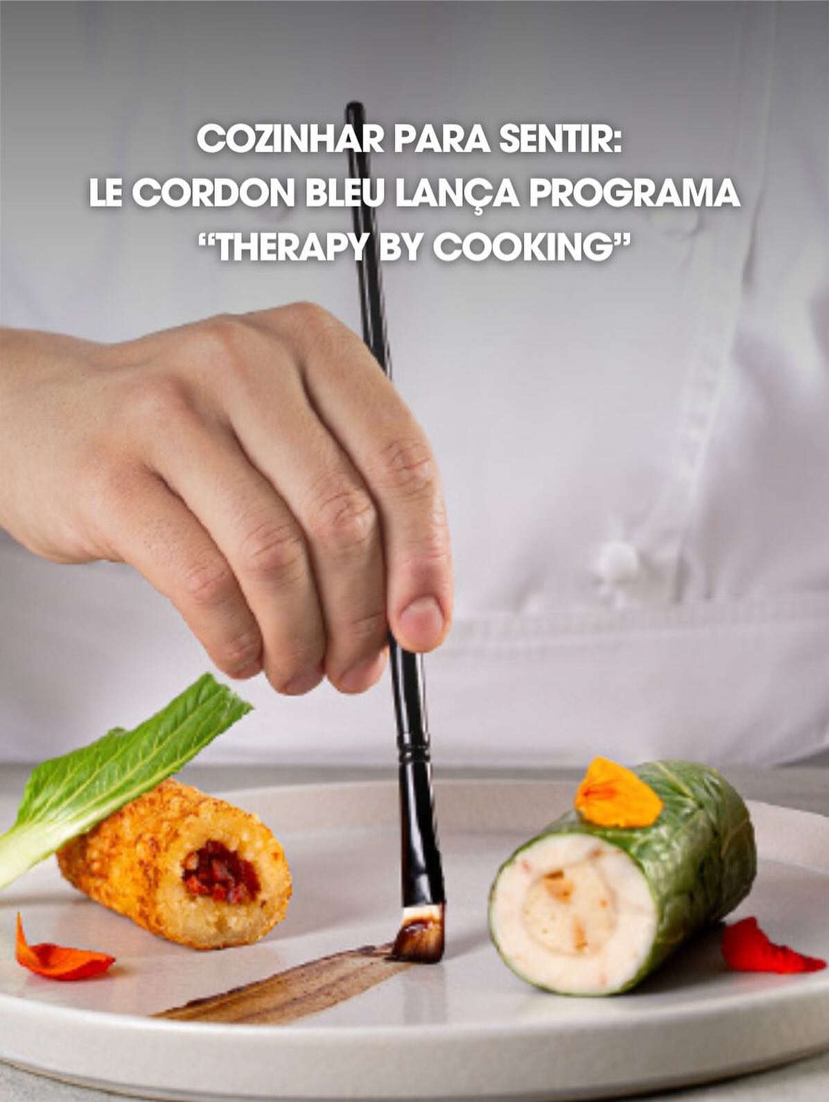 Cozinhar pode ser um ato de presença! O novo programa Therapy by Cooking, do Le Cordon Bleu São Paulo, transforma a cozinha em um espaço de autocuidado, equilíbrio e prazer.
Uma imersão sensorial que une ciência, técnica e emoção, onde cada preparo se torna um exercício de atenção plena.
Descubra mais sobre essa experiência transformadora no link da bio.
#LeCordonBleu #TherapyByCooking #GastronomiaEBemEstar #MindfulCooking #CulináriaTerapêutica #Neurogastronomia