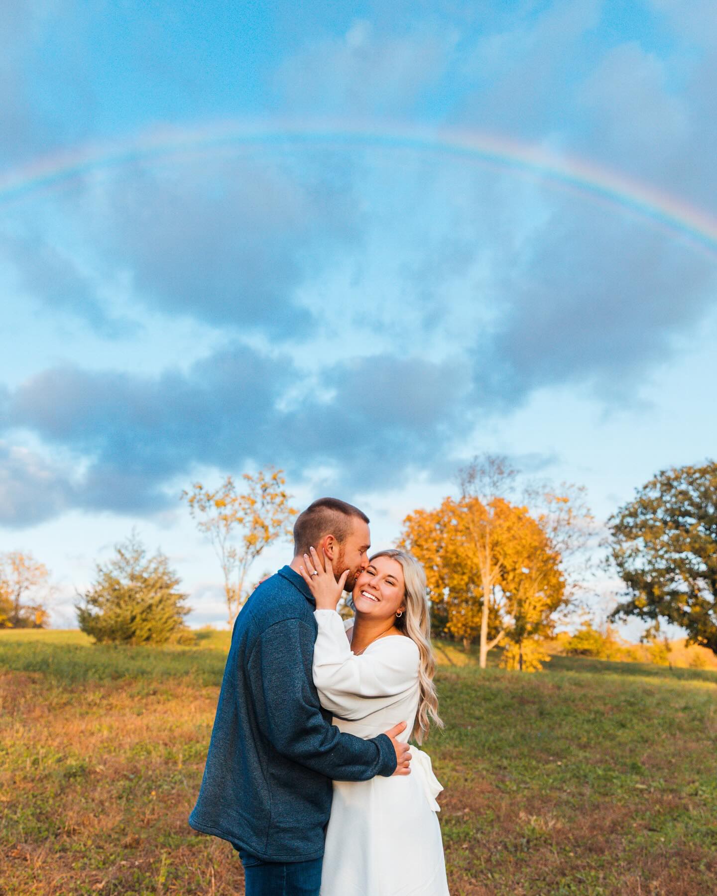 My only regret was not having any skittles nearby.. 🌈 love these two cuties so much and we cannot wait until their wedding day!! Congratulations Savannah & Clayton!! 🤩