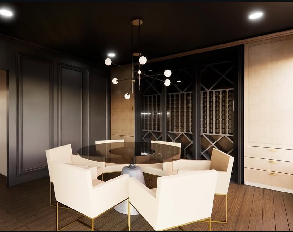 🍷 Sophistication and craftsmanship. Sip, relax, and unwind in style. This wine room was designed for evenings that turn into memories. Who else dreams of a space like this at home? ✨. Let’s design a statement piece for your home! Reach out now to get on our schedule for 2026 projects!
#turnerdesignbuild #customremodel #homedesign #customhome