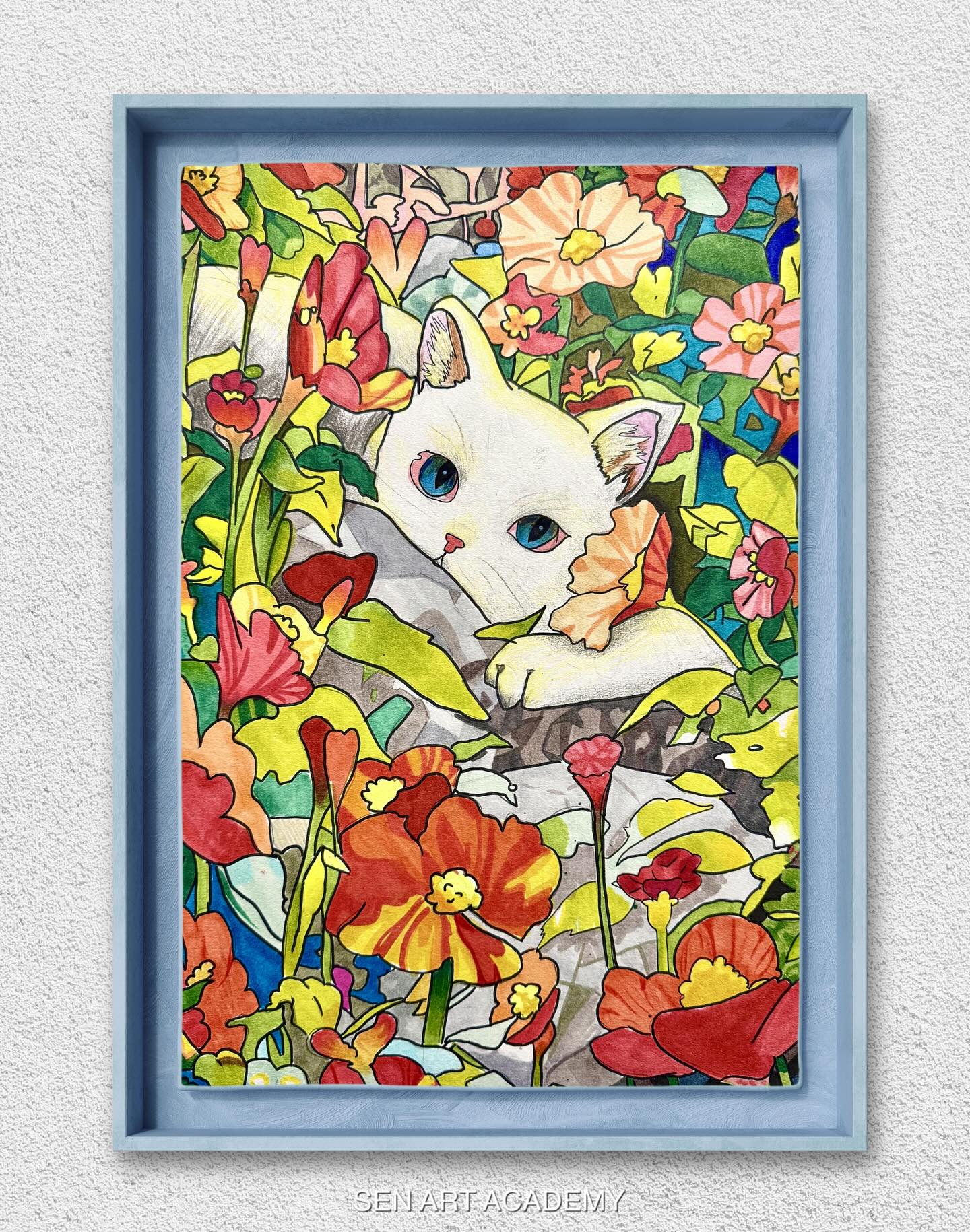 Cats + Flowers = The Ultimate Aesthetic 💐🐱✨
In our SenArt anime class, creativity blooms just like this adorable piece—featuring a cozy cat surrounded by flowers. Soft fur, delicate petals, dreamy mood… it’s pure magic on paper! ✨🌸🐾
During this project, students practiced character & animal structure, clean linework, color harmony, and scene composition — learning not only how to draw cute characters, but how to tell a gentle, charming story through art.
Here, imagination leads the way. We teach technique, but we also nurture emotion and creativity — because every little artist deserves a world of their own. 🎨💛
🐱💐 Question time: Which animal would YOU draw in a dreamy garden?
🎨🎨🎨
LEARN ART, SEN ART.
(all the drawings and paintings show on our ins are create by our art tutor or student)
#artnewzeland #art #artstudy #artstudio#artworld #artauckland #artist #artclass #artcourse #artistsoninstagram #artnz #nzart #artteaching #artwork #artstudent#artacademy #artstudio #auckland #artstudent#studentwork #artist #artlover