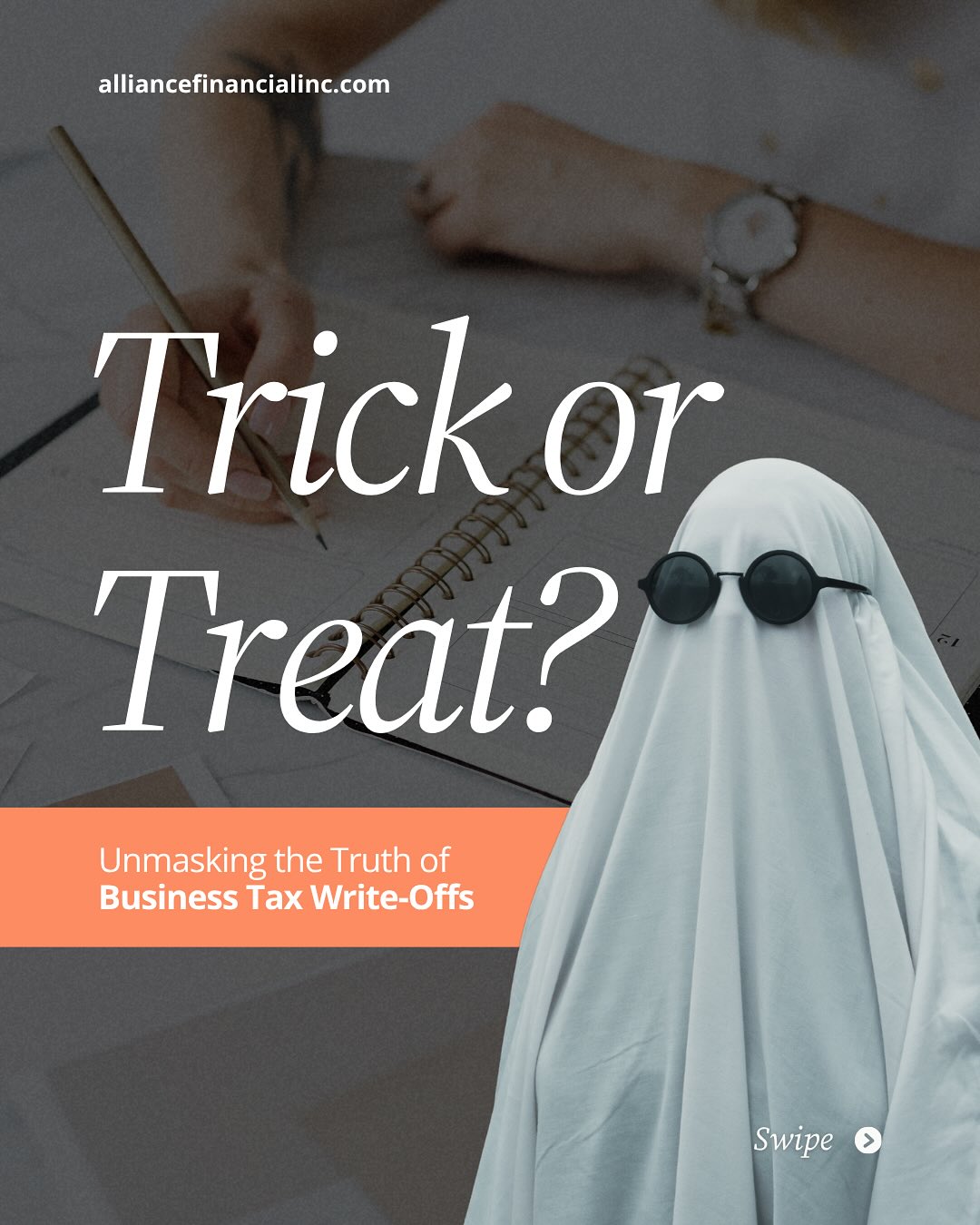 š Trick or Treat? When it comes to tax deductions, not everything is as sweet as it seems!
Swipe through to uncover which āwrite-offsā are tricks š» and which are treats š¬ for your business.
From business trips to home offices, letās separate the myths from the money-saving facts so you can stay compliant and confident this tax season.
š Donāt be tricked, get expert guidance before filing! Contact us today at alliancefinancialinc.com