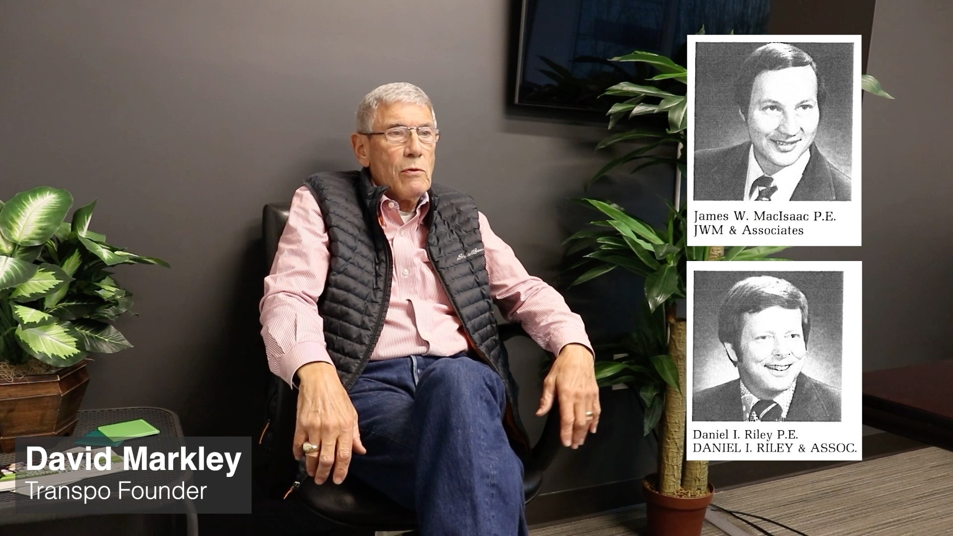 “We were really the first pure transportation planning firm in this area.”
As we continue celebrating 50 years of Transpo, we’re sharing more stories from the people who’ve shaped our history and keep us moving forward.
Part 2: The Early Years
Transpo founder David Markley reflects on the early years of building Transpo Group alongside co-founders Jim MacIssac and Dan Riley. Together, their complementary strengths laid the foundation for the firm’s early success. David shares stories from Transpo’s first decade, including standout projects like the Kingdome, Seattle Center, and the Washington State Ferry system.
