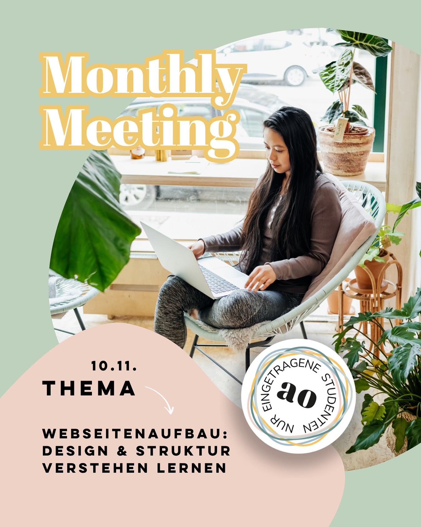 💻🧠 WEBSEITENAUFBAU: DESIGN & STRUKTUR VERSTEHEN LERNEN
Unser nächstes Monthly Meeting steht an und dieses Mal dreht sich alles um ein Thema, das viele von euch gerade beschäftigt: Webseitenaufbau, Design & Grundstrukturen verstehen lernen.
Für unsere Community sprechen wir am 10. November um 20 Uhr darüber,
✅ wie eine Webseite grundsätzlich aufgebaut ist (Header, Footer, Content, Menü),
✅ wie du deine Inhalte sinnvoll strukturierst und gestaltest,
✅ und warum Design erst dann funktioniert, wenn die Basis stimmt.
Moderiert wird das Meeting von Minh @thuminh.ngo unserer neuen Social Media Managerin der Akademie der Ordnung.
Sie bringt einige Erfahrungen in Webseitengestaltung mit und teilt ihre besten Tipps, Tools & Strukturen.
Denn: Eine gut aufgebaute Website ist wie ein aufgeräumter Raum – klar, durchdacht & mit System.
Im Anschluss stellt Isabella @thehomehabit ihr neues Angebot vor, das dich Schritt für Schritt zur eigenen Website begleitet: klar, einfach & perfekt für (angehende) Ordnungscoaches. 💻
👉 Sei unbedingt live dabei – mit vielen Insights, praktischen Beispielen & Raum für all deine Fragen!
📅 10.11.2025 | 20:00 Uhr | via Zoom
💬 Link & Reminder findest du im Memberbereich.
#monthlymeeting #ordnungscoach #akademiederordnung #businessaufbau #webseiteerstellen #gründungsphase #womeninbusiness #mehrordnungimleben #ordnungimalltag #strukturimbusiness #selbstständigmachen #ordnungsliebe #webdesignfürcoaches #studyretreat
