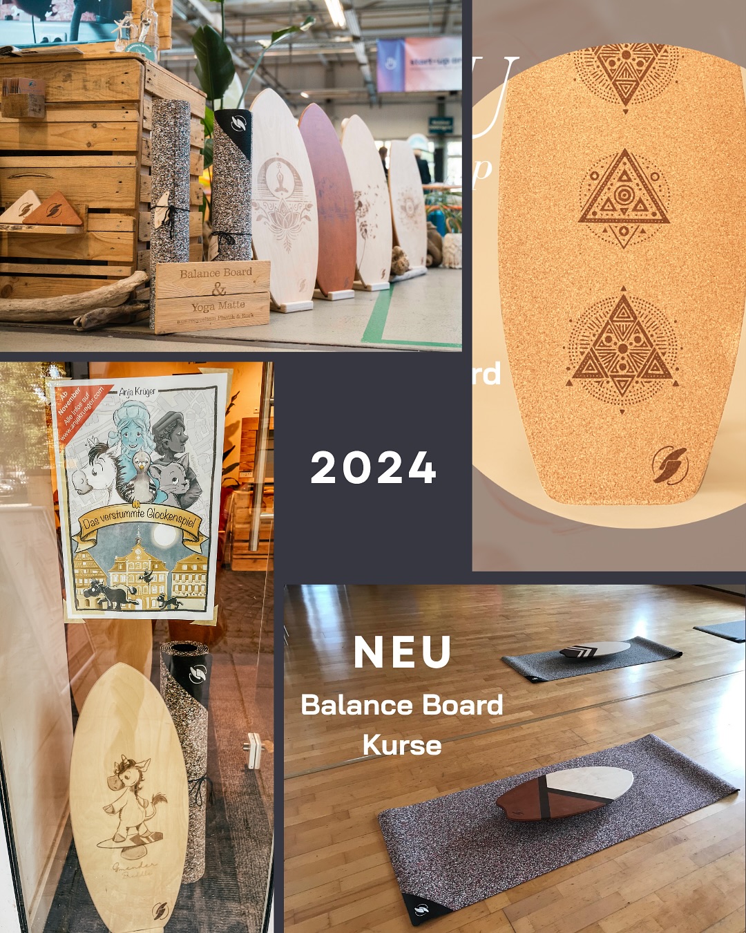 🌊 Throwback 2024 – Ein Jahr voller Begegnungen, Kreativität & Balance ✨🏄♂️
2024 war ein echtes Highlight-Jahr für Surfstylefever!
Wir waren auf vielen tollen Kunsthandwerkermärkten und Messen unterwegs – echte Herzensmomente! Warum? Weil wir dort nicht nur unsere Boards live zeigen konnten, sondern vor allem den persönlichen Austausch mit euch erleben durften. 💬
Gerade bei Balance Boards gibt es viele Unterschiede – und die individuelle Beratung vor Ort hilft, genau das richtige Board für deine Bedürfnisse zu finden. Das macht jede Begegnung so wertvoll!
Ein weiteres Highlight: Das Gmender Einhorn ist auf unserem Kinderboard gelandet! 🦄✨
Dazu sind wunderbare Kooperationen mit großartigen Künstlerinnen entstanden – darunter @heike.koehler , @anja.krueger.autorin und die @ulmer.sprotte , die mit ihren Motiven echte Eyecatcher geschaffen haben. 🎨
Und weil wir euch auch nach dem Kauf begleiten wollen, haben wir 2024 eigene Balance Board Kurse gestartet – über die @gmuendervhs und online. Perfekt für alle, die ihre Balance weiter trainieren und gemeinsam Spaß haben wollen – ob zuhause oder in der Gruppe. 🧘♂️💪
Zum Schluss noch ein Produkthighlight: Der Release des neuen Korkstyle Boards!
Ein nachhaltiges Balance Board mit weicher Korkoberfläche – angenehm barfuß, rutschfest und perfekt für alle, die Naturmaterialien lieben. 🌍🧱
Danke für ein unvergessliches Jahr voller Neugier, Begeisterung und gemeinsamer Balance. 💚
#surfstylefever #throwback2024 #balanceboard #korkstyle #kinder #künstler #künstlerinnen #art #kunst #gleichgewichtskunst #beratung #workshops #nachhaltig #madeingermany #handmade #kurse
