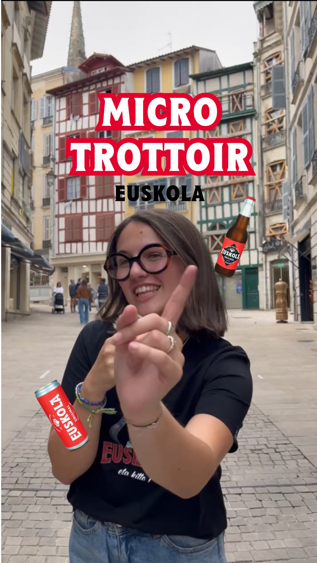 Micro Trottoir Euskola 🥤
Dégustation du jour : notre incontournable Euskola ✨
Toujours aussi bon, toujours aussi pétillant et même validé par les Américains 😉
Tu n’as pas encore testé ? c’est le moment de craquer 😋
~
Eguneko dastaketa: gure Euskola famatua✨
Beti hain ona, beti hain pindartsua eta baita ere Amerikanoek onartu dutena 😉
Oraindik ez duzu probatu ? momentua da 😋