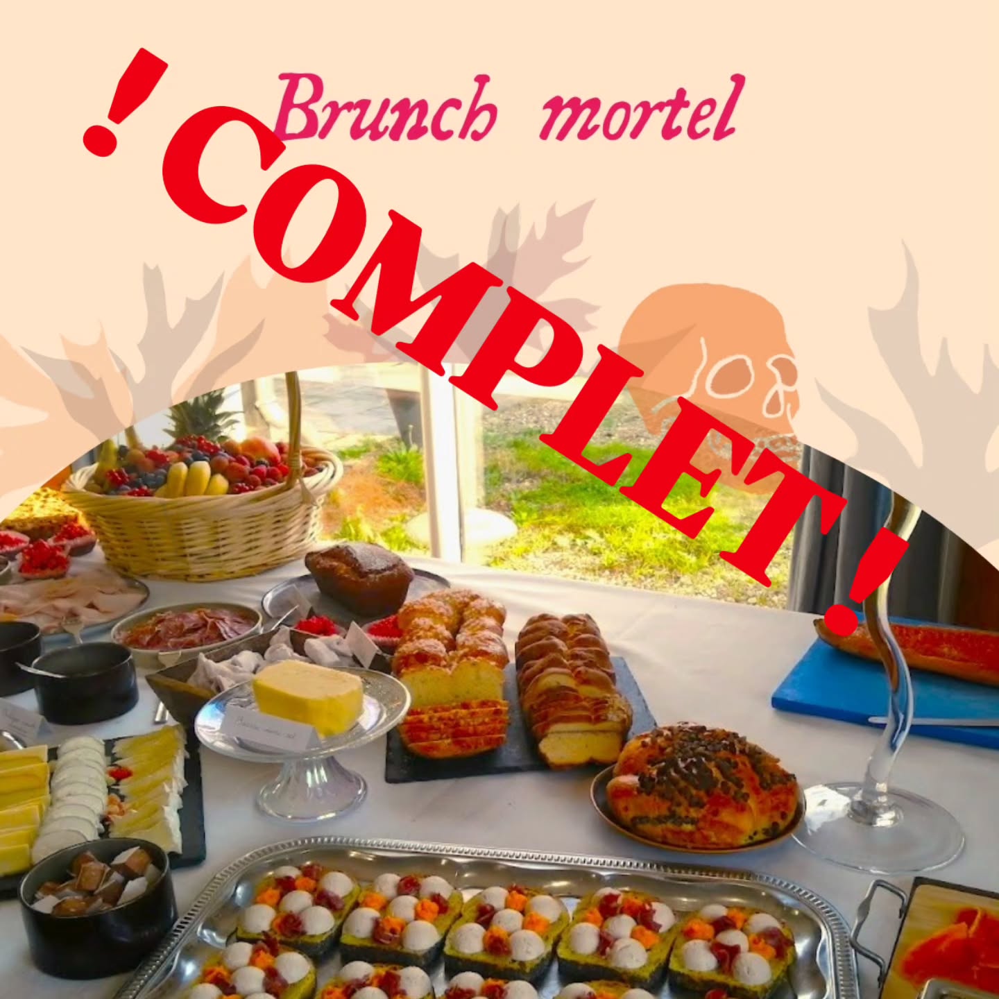 Le festival bat son plein ! Le brunch mortel est complet ! On se retrouve demain pour une nouvelle journée 💞🌿
