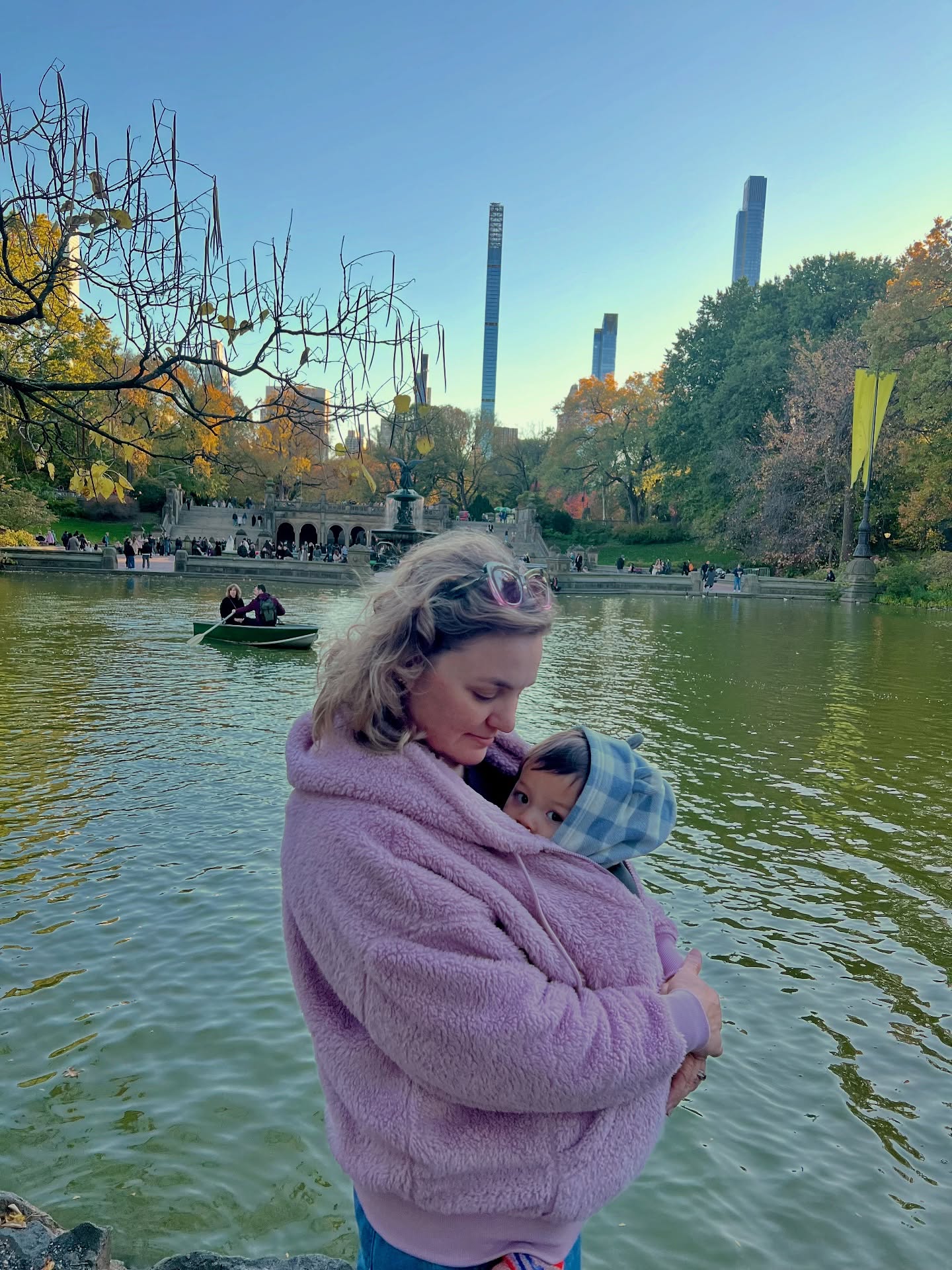 She’s always a knockout. Especially in the fall. And Central Park is pretty stunning too.