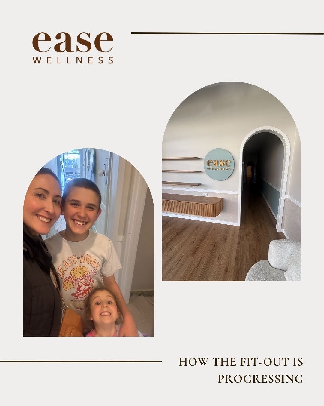 ✨ Ease Wellness – Final Fit-Out Update! ✨
We’re almost there!
The painters have finished (we’re loving the blue doors 💙), the beautiful seagrass wallpaper is up, signage has been installed, and furniture is being built as we speak.
A huge thank you to Dave and the kids for their wonderful help bringing everything together — it’s been a true family (and community!) effort. 💛
Now it’s just the finishing touches before we open our doors on November 1st.
Thank you to everyone for your kind words, encouragement, and support throughout the build — we can’t wait for you to step into the new space and for our wonderful practitioners to begin welcoming clients and serving our community from here. ✨
#EaseWellness #WellnessWithEase #ClinicFitOut #HurlstoneParkCommunity #HolisticWellness #WellbeingHub #OpeningSoon
