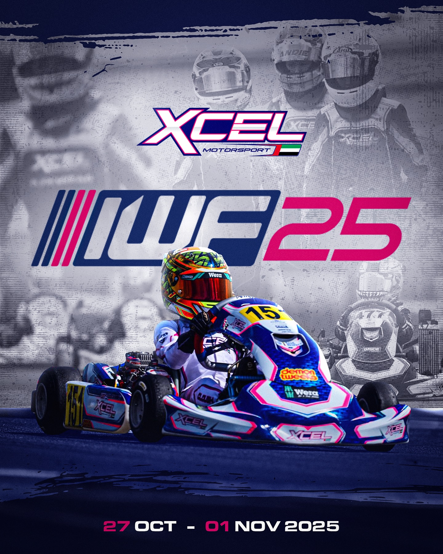 IWF25! 🇪🇸
A great day of testing yesterday, one more day of official practice before we move into qualifying on Wednesday.
Good luck to all of our drivers!
#xcelmotorsport #iame #iwf #valencia