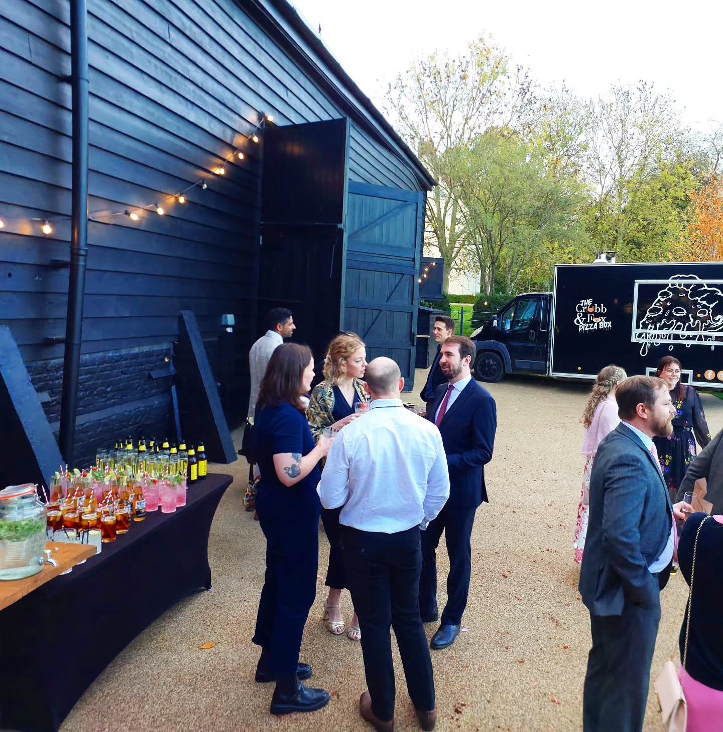 ππ AUTUMN WEDDINGS! ππ Wedding season definitely isn't over yet! ππ€ We had a fantastic time yesterday for A&R's wedding at the beautiful @suffolkbarnhawstead π»π We provided a full welcome drinks package, bar service and evening pizza buffet! β€οΈπΉπ Huge congratulations to you both, thanks for having us there with you! β€οΈπ¦π¦
