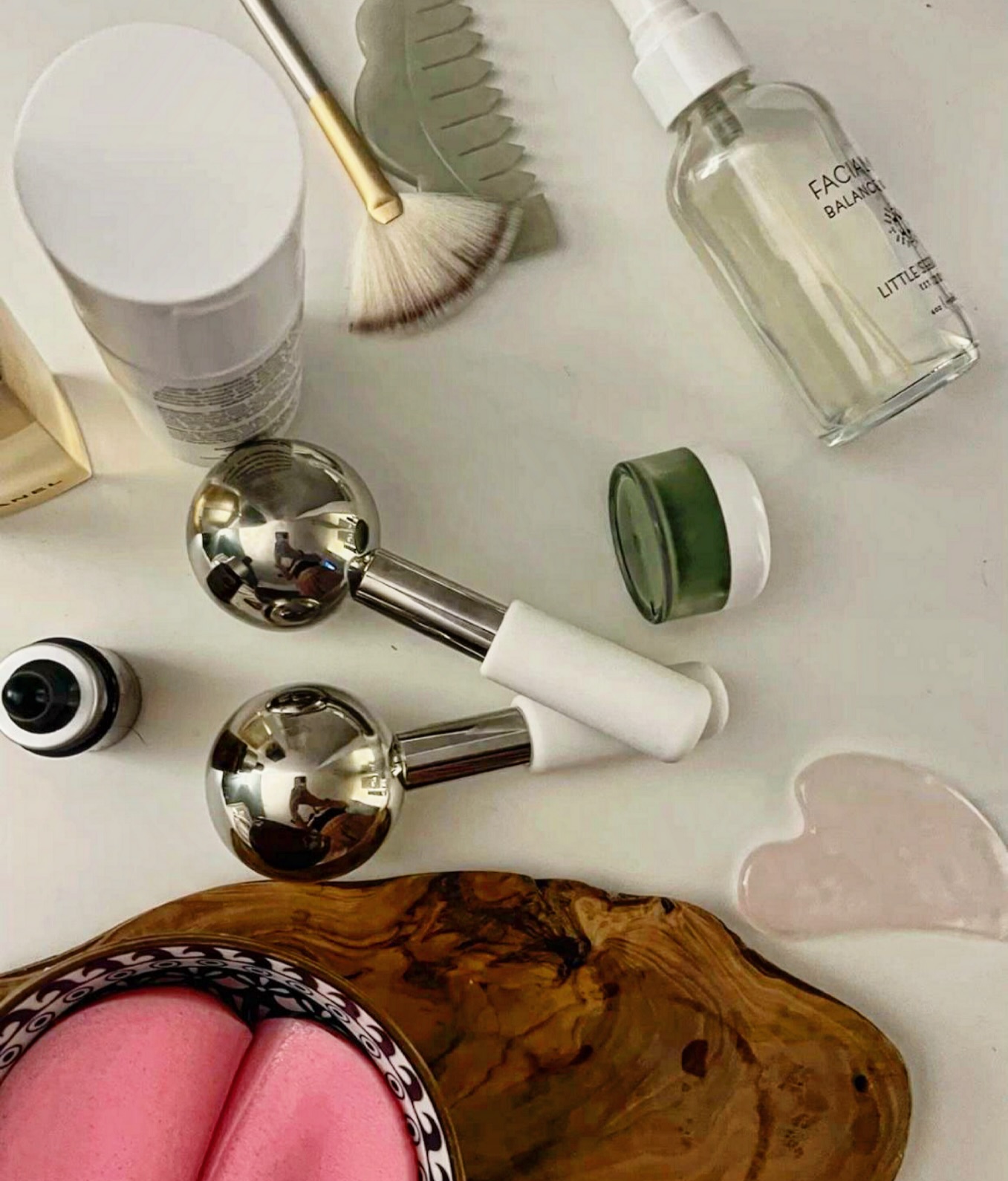 POV: collecting new products for a facial