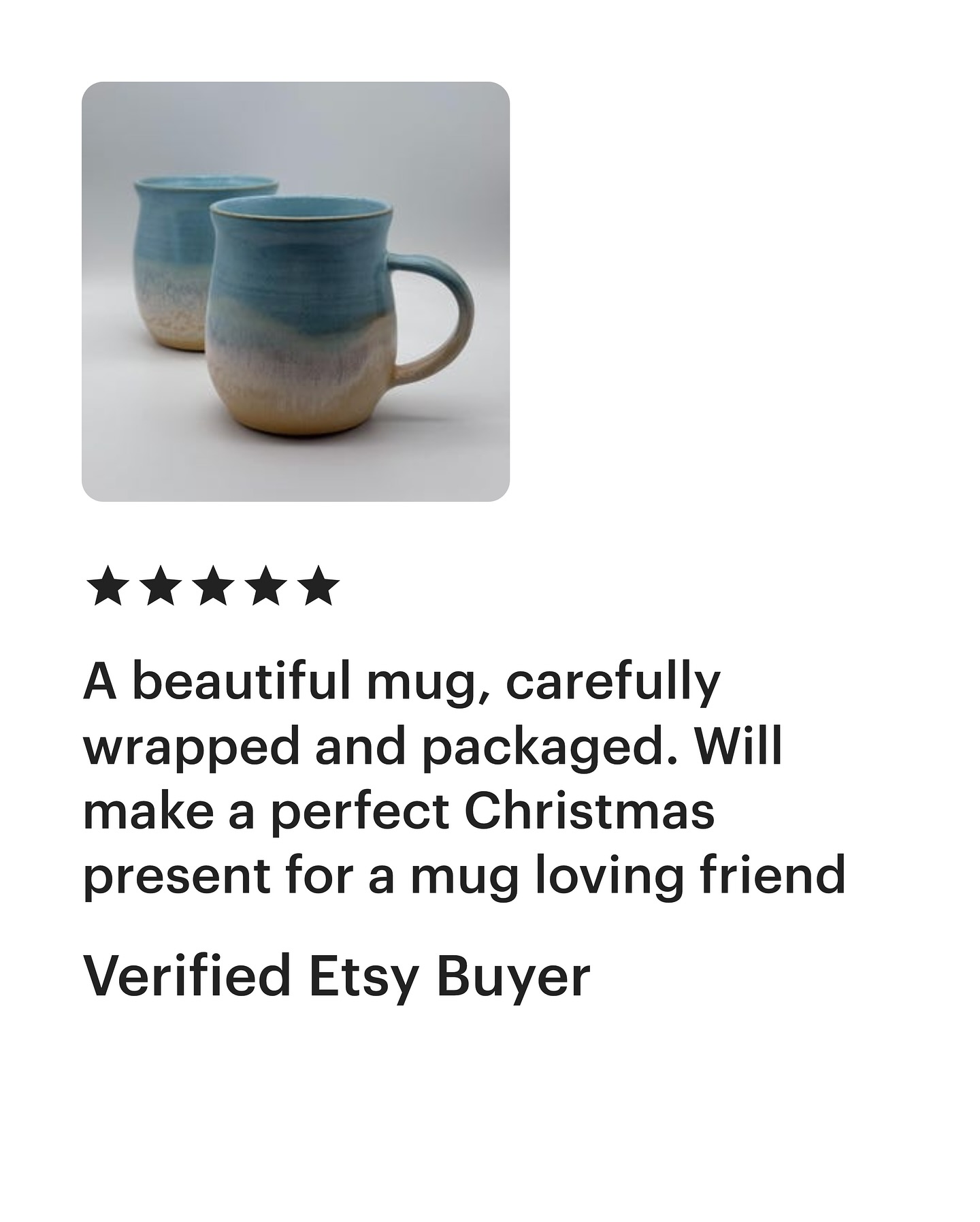 This mug from the sand and sea collection has always sold well. It can’t help but make you happy as you remember your summer holidays by the sea, whatever the time of year😊 and it’s lovely to get nice feedback from happy customers!
https://parkgatepottery.etsy.com
#etsyshopowner #etsyselleruk #etsyhandmadewithlove #potterylover #potterymugsobsession