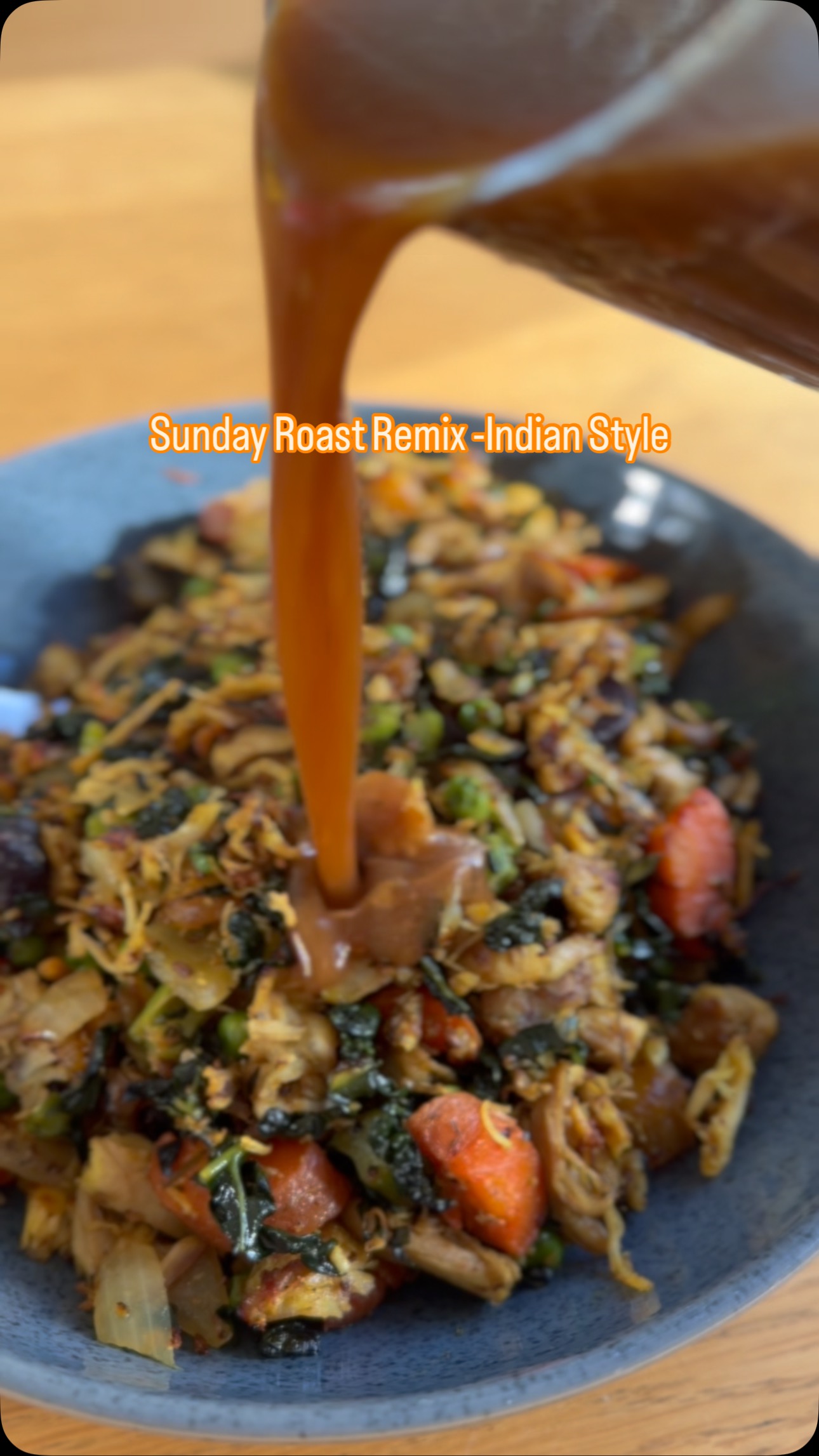 Stuck with Sunday Roast leftovers? 👀
Here’s a quick, easy (and seriously tasty) way to spice them up 🔥🌶️
I chopped up everything I had left — roast chicken, kale, carrots, peas, onion
(and a bit of gravy don't need to chop this 🤣😜)
Even better if you’ve got some leftover roast spuds… mine were all gone by Sunday! 😅
Works with whatever you’ve got left over — so simple and so tasty!
➡️ Heat a little oil in a large pan and add some cumin seeds.
➡️ Toss in the chicken and onions for a couple of minutes.
➡️ Add the rest of your veggies, then the spices:
Turmeric, chilli powder, garlic (fresh or powder), coriander & cumin powder, garam masala, salt & pepper.
Fry for another 3–5 mins until everything’s coated and cooked through
Warm up your leftover gravy with a pinch of curry powder, chilli, and garam masala — pour it over the top and serve!
💥 A proper Sunday roast remix — Indian-style!
#LeftoverMagic #SundayRoastRemix #IndianTwist #SpiceItUp #QuickAndTasty #FoodReels #FusionFood #HomeCooking #TastyReels #MasalaMagic #sundayonthespicerak #spiceupyourlife