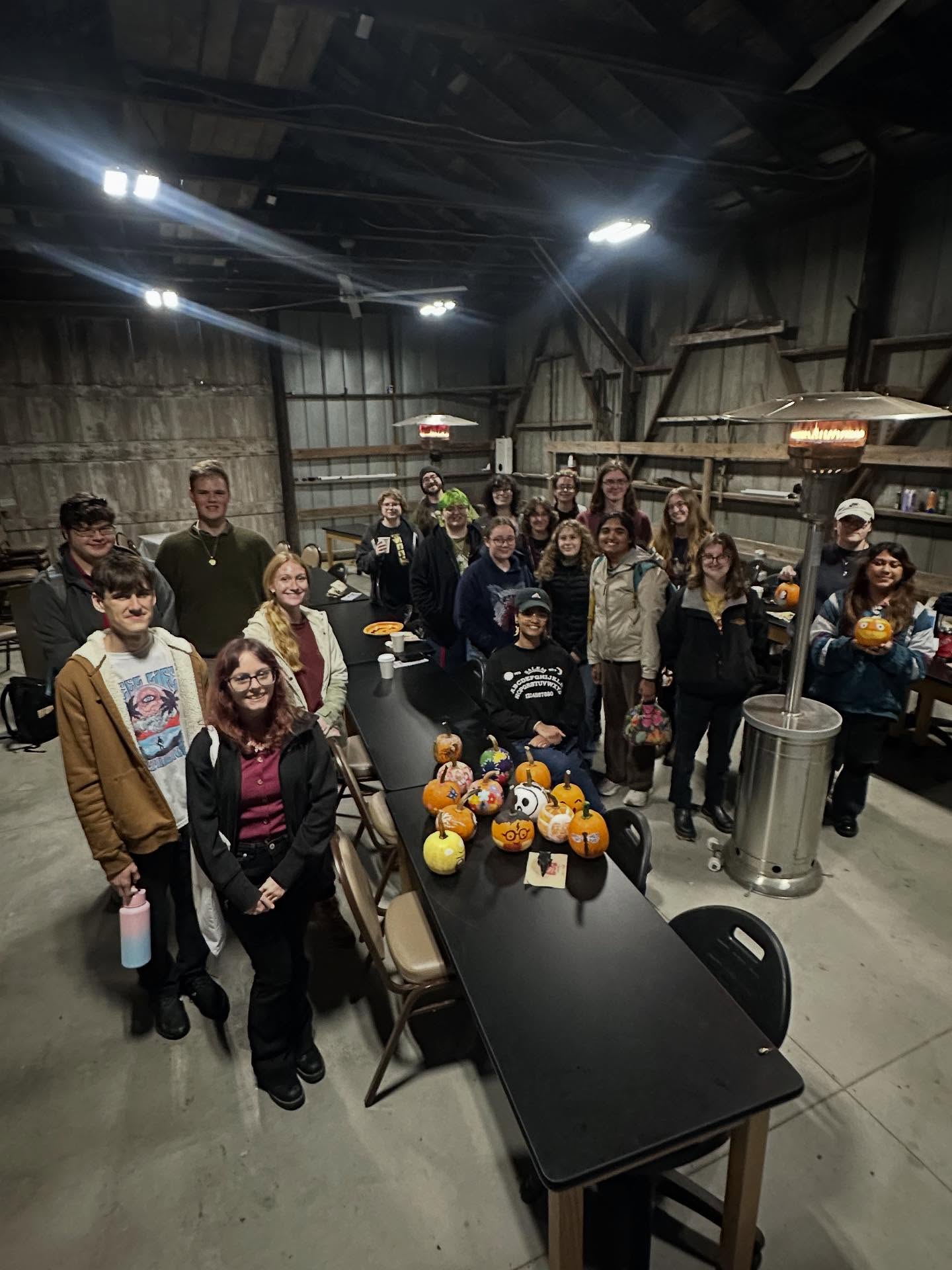 A successful fall gathering at the Field Center this evening!