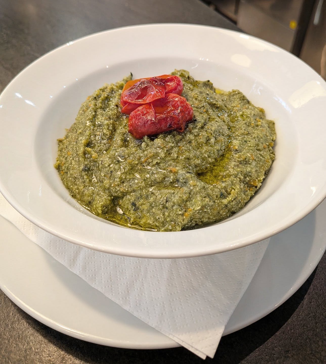 Introducing our "Bordatino" the true taste of Northern Tuscan winter comfort.
This hearty soup blends cannellini beans, cavolo nero, savoy cabbage, and cornmeal, slowly cooked into a rich, velvety embrace.
Each bowl is finished with a drizzle of freshly pressed olio nuovo the pure gold from the season’s first olives.
📍 Find us in the heart of Montepulciano
⏰ Open for breakfast & lunch (closed Thursdays and Fridays in November)
✨ #lalmacafe
☺️ #goodfoodisgoodmood
🥘 #lunch
🥣 #soupseason
🌿 #TuscanFlavors
🍲 #comfortfood
🏰 #montepulciano
🤗 #pursuitofcoziness
🍁 #autumn
💛 #olioNuovo
🍞 #localingredients