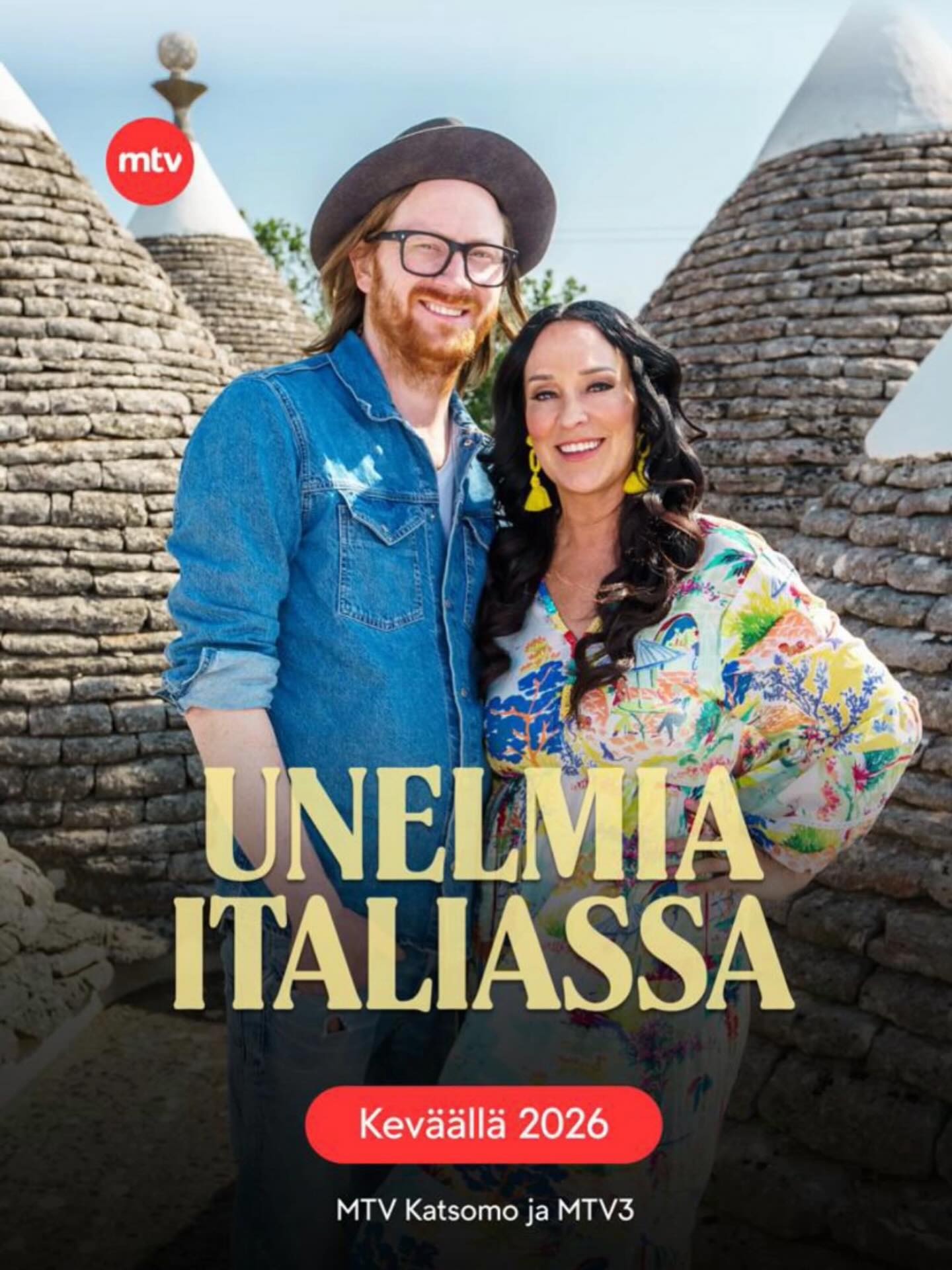 Tarina jatkuu! Rakastettu ja supersuosittu Unelmia Italiassa saa jatkoa. 3. tuotantokausi Maikkarilla ja Katsomossa keväällä 2026 ❤️🇮🇹