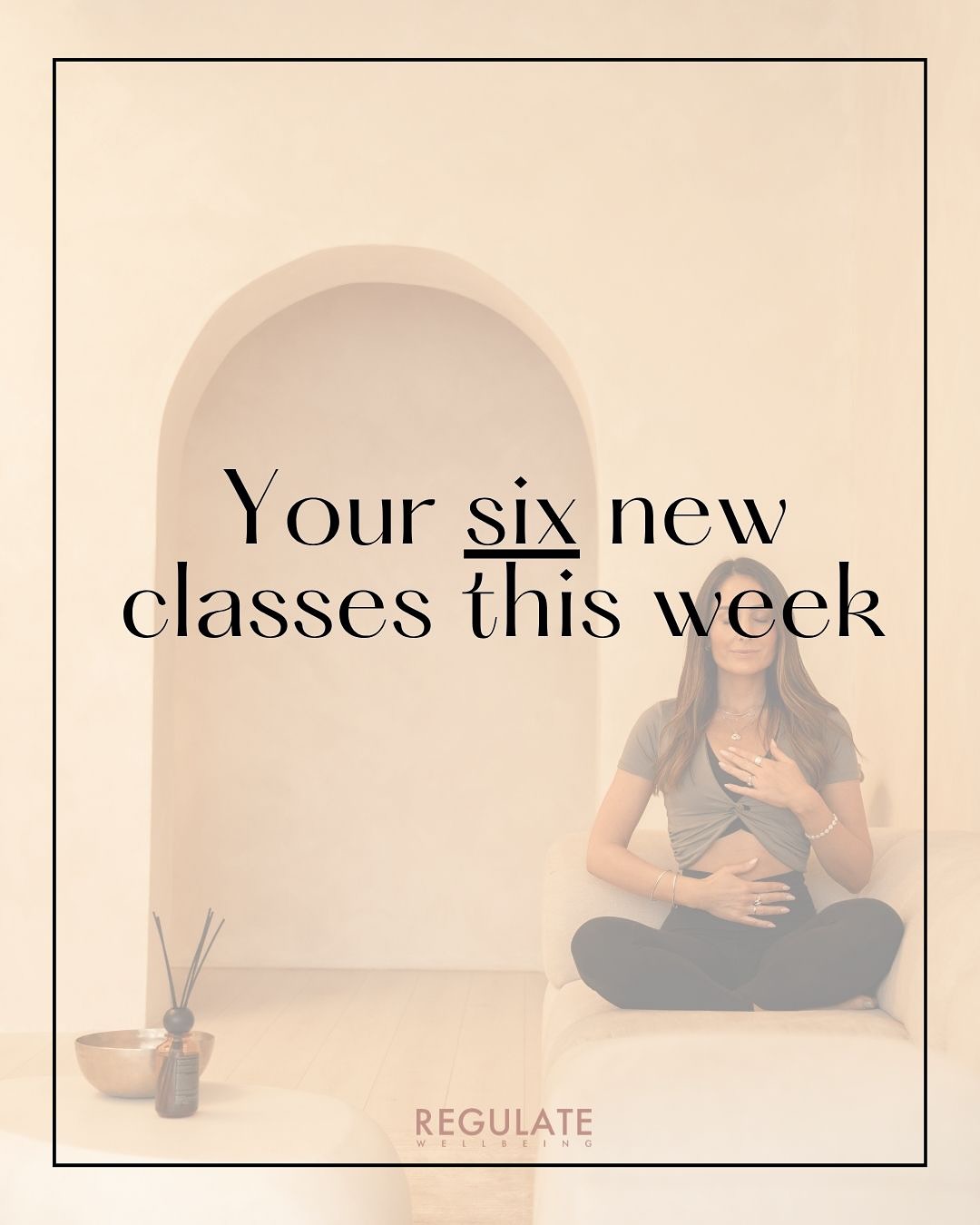 The weekly schedule on the Regulate Wellbeing app is live 🧘🏼♀️✨🫶💫
7 day free trial using the link in bio 🔗