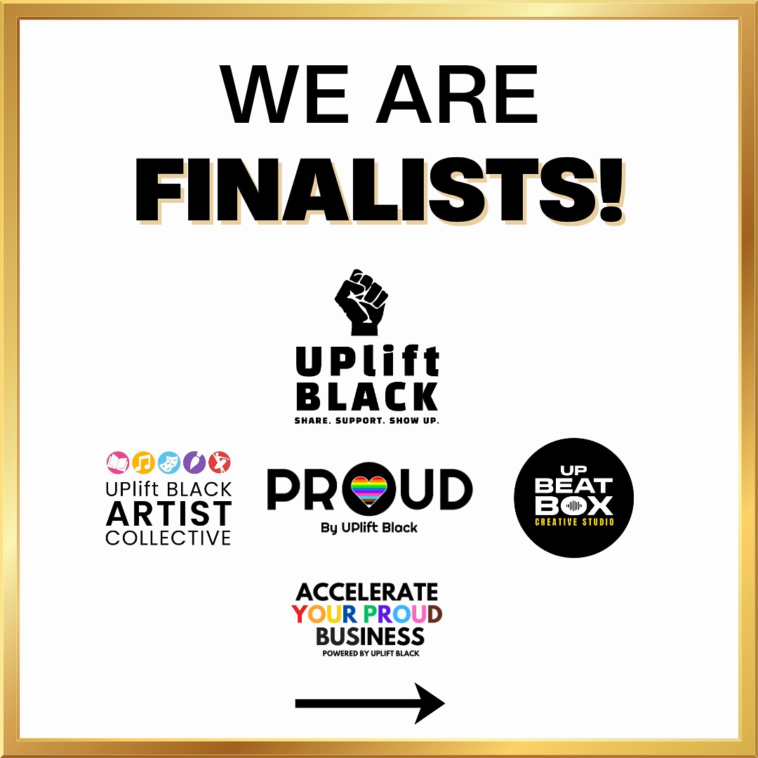 WE ARE FINALISTS! 🎉
Our community’s impact is being recognized! 🙏🏾
We are incredibly proud to announce that 2 UPlift Black initiatives are FINALISTS in two prestigious awards.
* Barrie Arts Awards: Uplift Black Artist Collective is a Finalist for the Contribution to the Community Award!
* Canadian Queer Chamber of Commerce 2025 Business Leadership Awards: Accelerate Your PROUD Business is a Finalist for 2SLGBTQI+ Community Impact of the Year 2025!
Please send good vibes for our Uplifters and members—they truly deserve this recognition!
For more information on the upcoming awards shows, visit:
* Barrie Arts Awards: @creativebarrie
* Canadian Queer Chamber of Commerce Black & White Gala: @queerchamberca
#UpliftBlack #BarrieArtsAwards #ProudBusiness #BlackOwned #2SLGBTQI #CommunityImpact #Finalists #sharesupportshowup