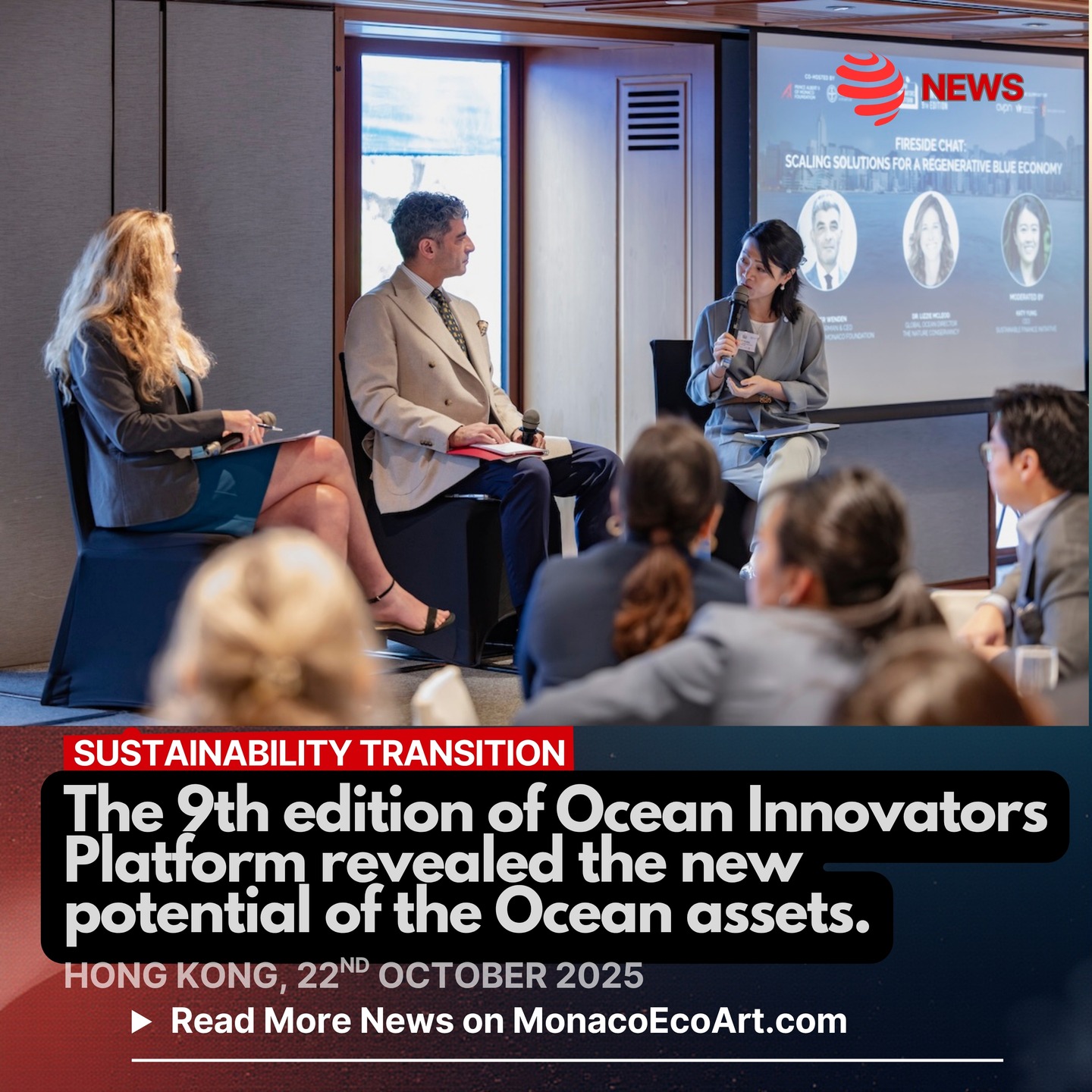 ✒🇲🇨 MONACŒCOART®
🏦🌊 SUSTAINABILITY TRANSITION
🇬🇧🇺🇸 The 9th edition of Ocean Innovators revealed the new potential of the Ocean assets.
🇫🇷 La 9e édition d’Ocean Innovators Platform a révélé le nouveau potentiel des actifs océaniques.
🇮🇹 La nona edizione di Ocean Innovators Platform ha svelato il nuovo potenziale delle risorse oceaniche.
🇪🇸 La novena edición de Ocean Innovators Platform reveló el nuevo potencial de los activos oceánicos.
Read the full text of the article at: www.monacoecoart.com
#action #biodiversity #ocean #blue #economy #finance #conservation #ecosystem #nature #climate #development #investors #overfishing #scalable #health #market #peerreview #management #pollution #future #energy #governance 📸 © @fondationprincealbert2 @fpa2.italia @fpa2espana @fpa2canada Layout and Contents: © MonacoEcoArt.com @sustainablefinancehk @plasticsforchangefoundation @bound4blue @katapultocean @rhkyc
