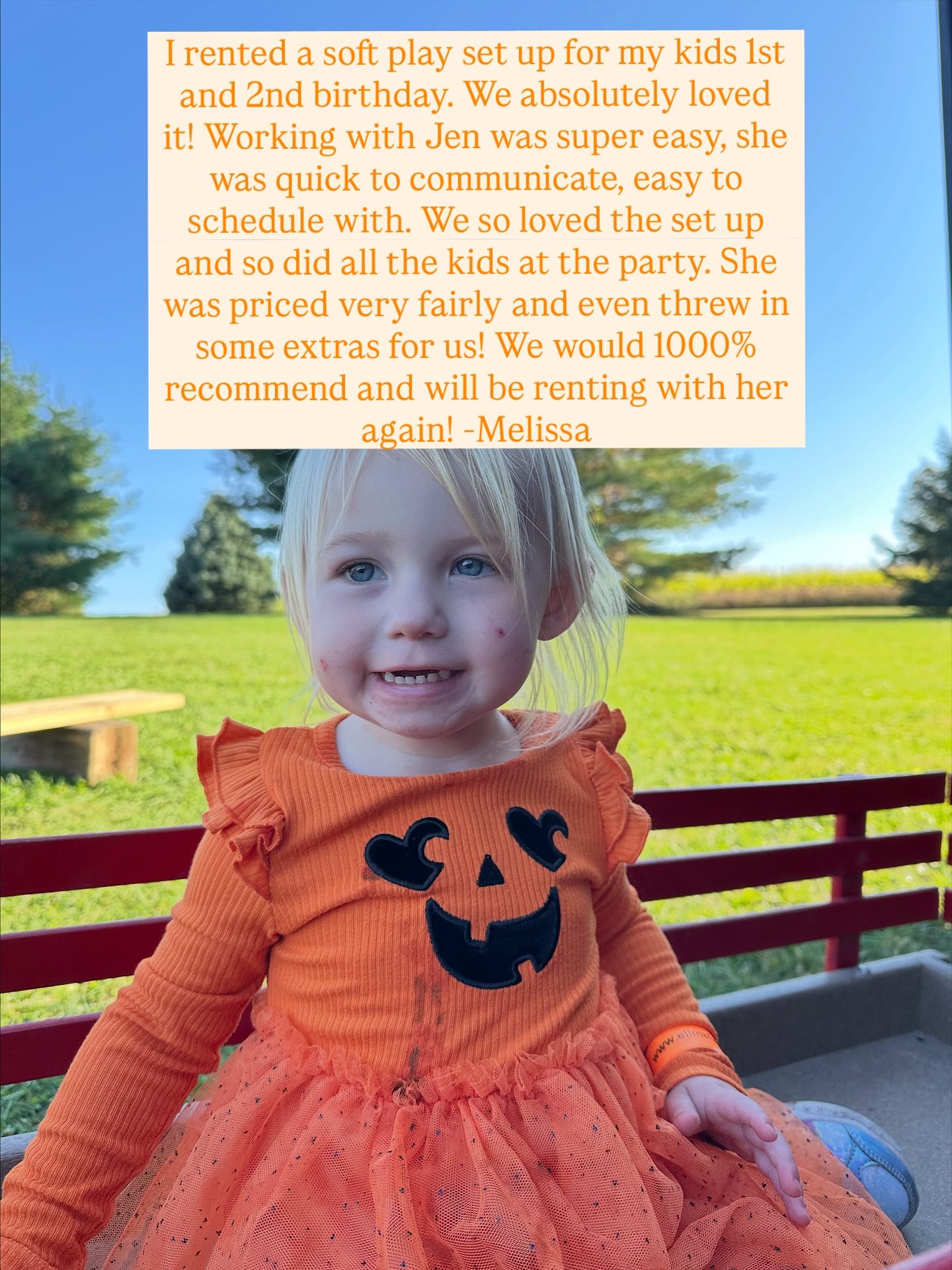 Nothing makes us happier than seeing those big smiles! 🌟 Check out this sweet review from one of our recent party moms. Ready to create your own unforgettable memories? Book with us! www.saratogasoftplay.com