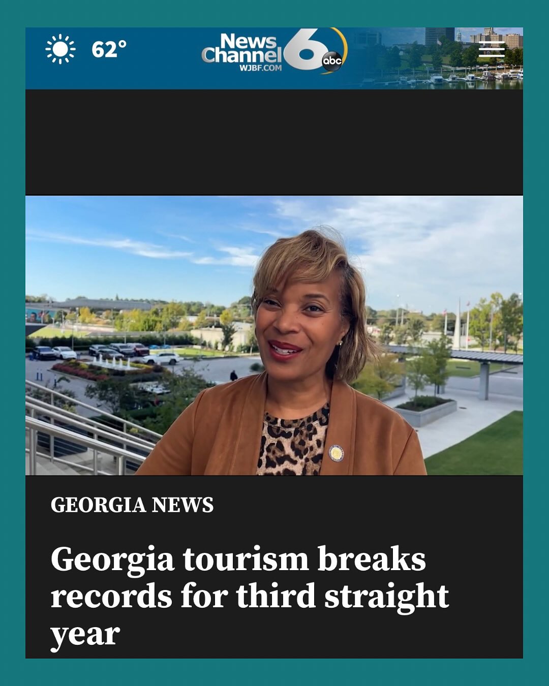Fun fact: Georgia is more geographically diverse from our southern coastal plains to our northern mountain peaks than the stretch from North GA to Canada. And that’s just one small part of Georgia’s incredible tourism story.
Tourism is one of Georgia’s strongest economic drivers — contributing $82 billion to our state’s economy and supporting jobs in every corner of Georgia.
As a member of the Senate Study Committee on Making Georgia the #1 State for Tourism and a hospitality business owner, I’m proud of the work we’re doing to help shape how we grow and strengthen this vital industry for communities across our state.