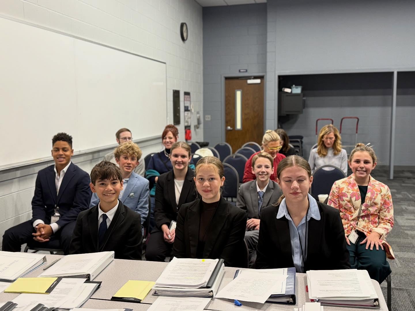 Congratulations to Bergman’s Navy Mock Trial team who took 1st at the regional competition in Marshalltown! These impressive young people are headed to STATE!