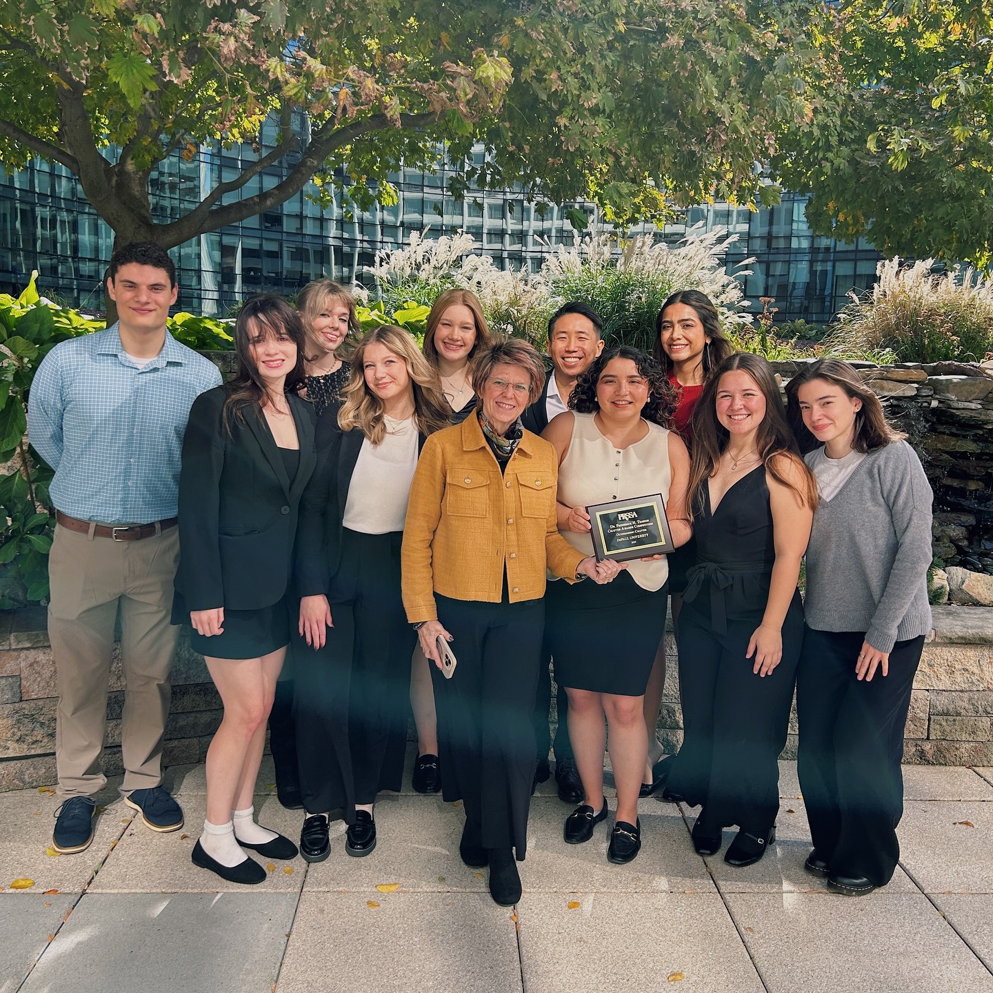 So happy to share that DePaul University’s PRSSA chapter has been awarded the top honor: The Dr. F.H. Teahan National Outstanding Chapter Award at ICON 2025 here in Washington, D.C.!
We couldn’t have achieved this without last year’s incredible executive board. A huge thank you to PRSSA and PRSA for this incredible recognition. We’re very proud to represent DePaul University and contribute to building this legacy.